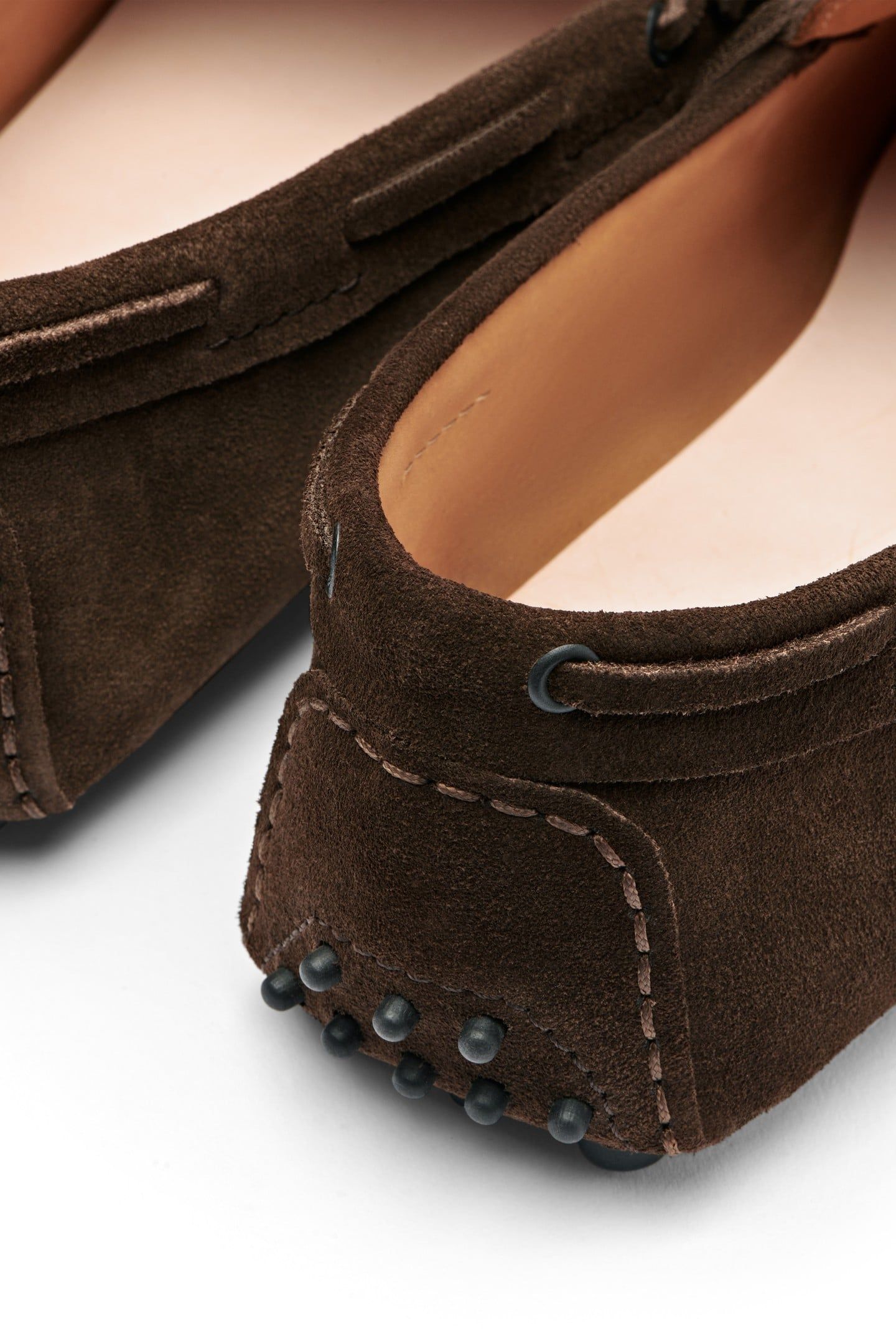 SUEDE-DRIVERMOCCASIN- MID BROWN 8