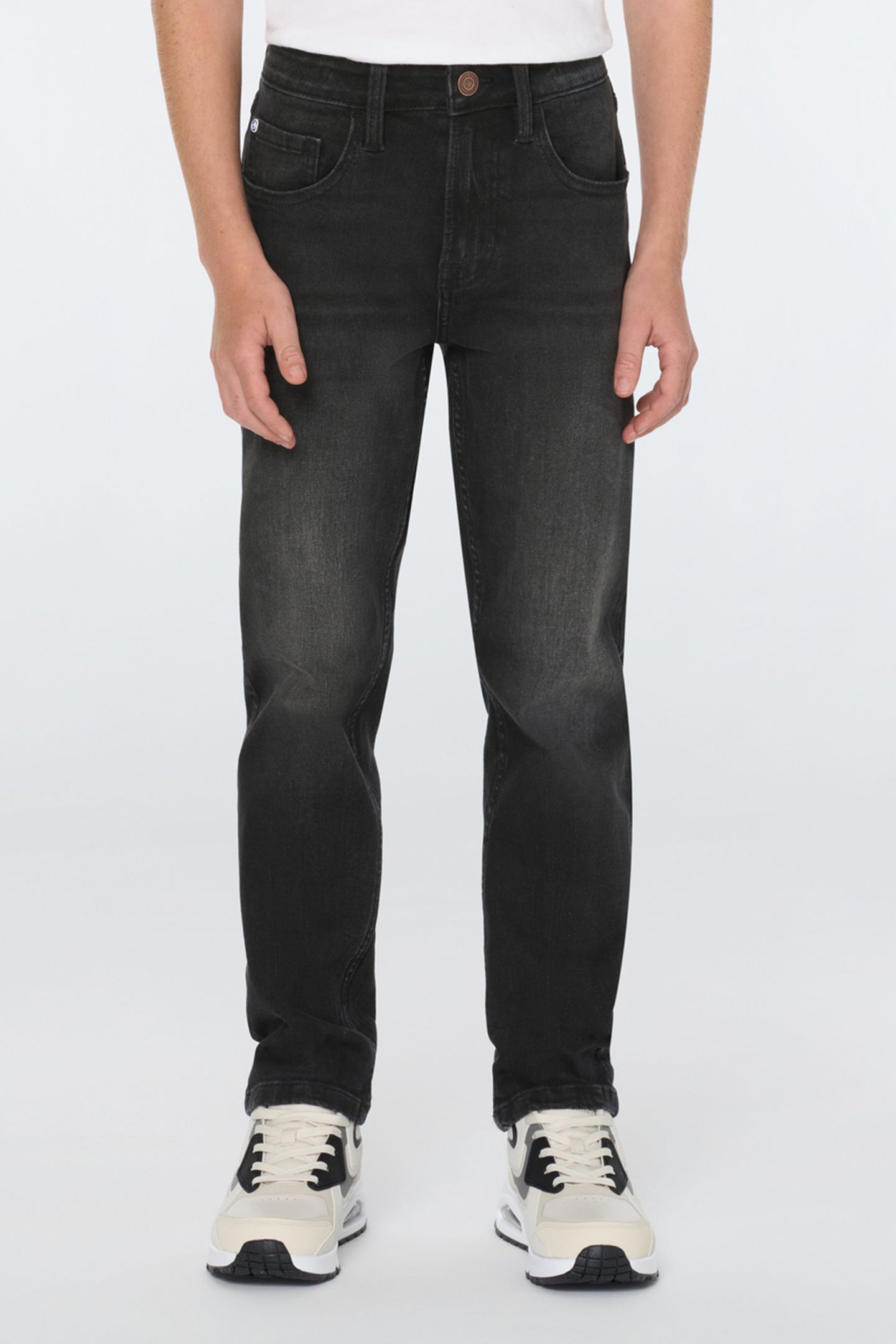 BOYS 5 PKT LOOSE TAPERED FIT JEAN BLACK NIGHT 1