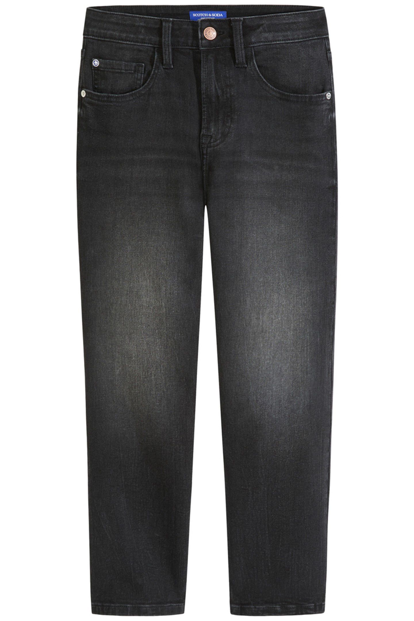 BOYS 5 PKT LOOSE TAPERED FIT JEAN BLACK NIGHT 4