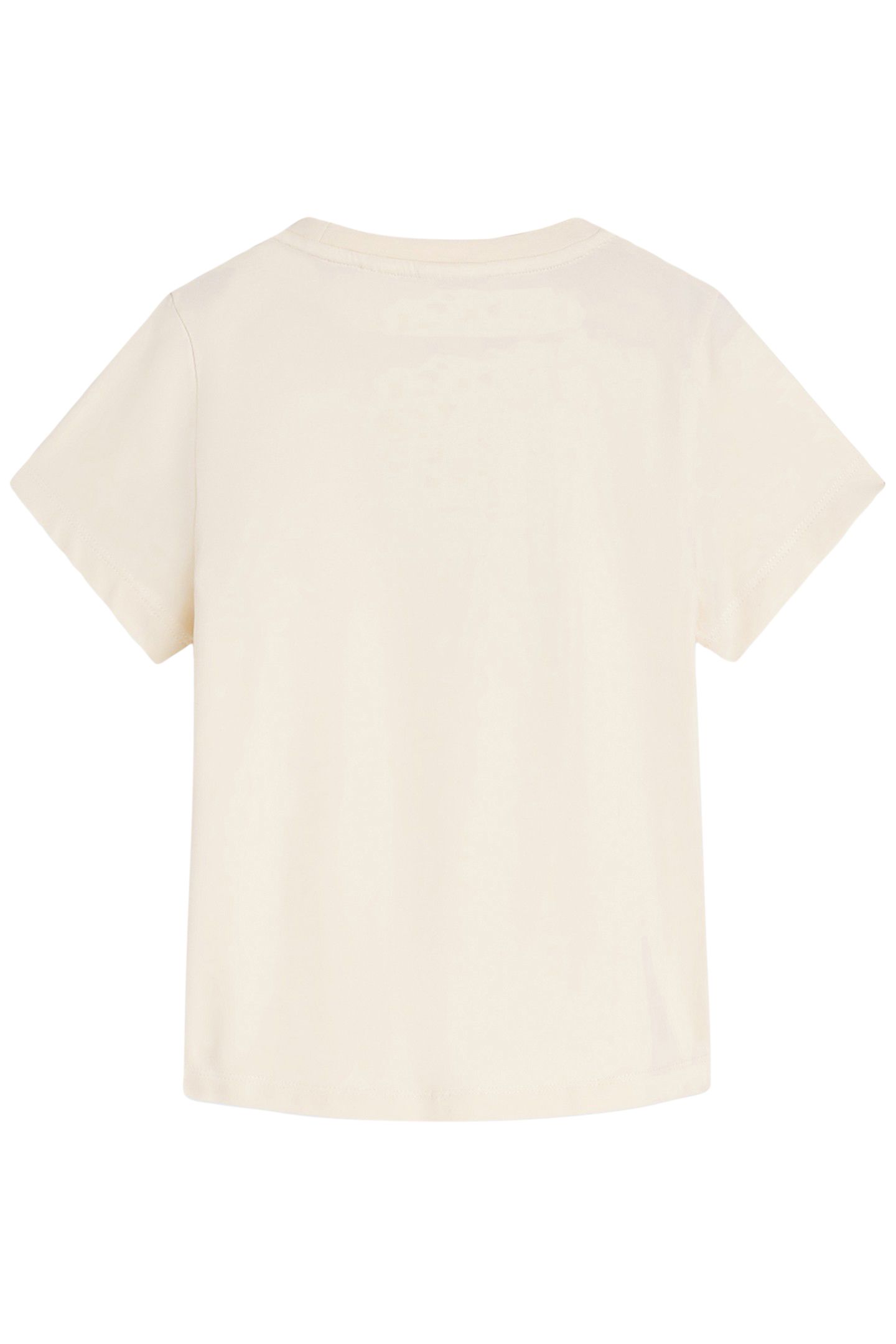 GIRLS BABY SHORT SLEEVE TEE EGGNOG 2