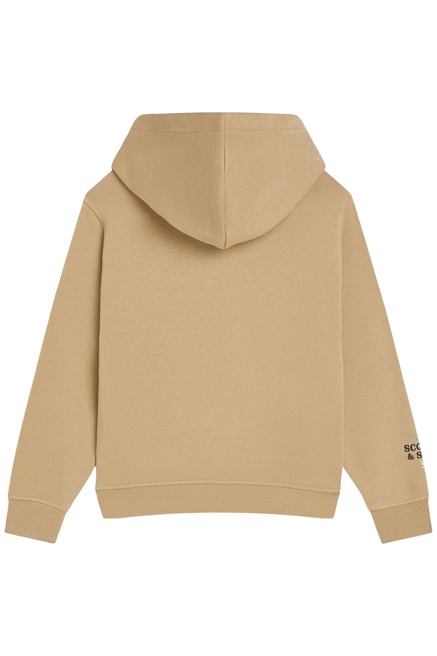 BOYS GRAPHIC FLEECE HOODIE TANNIN 2
