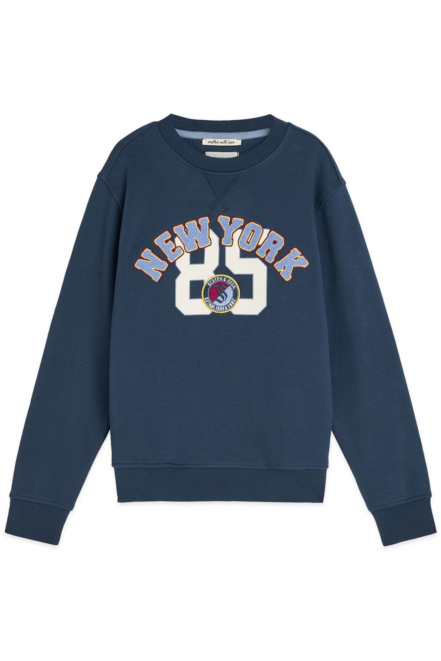 BOYS GRAPHIC CREWNECK INSIGNIA BLUE 1