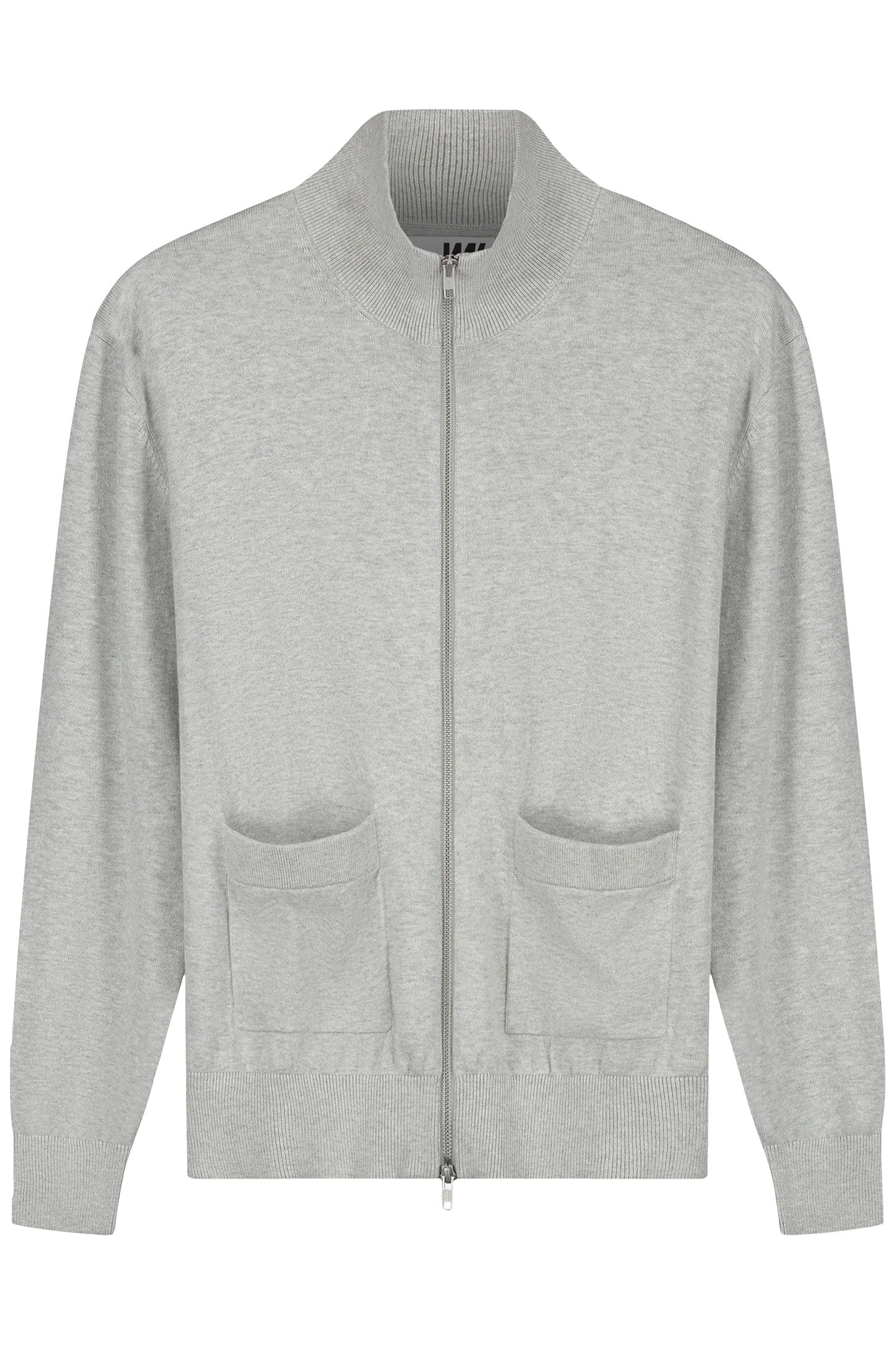 WAL – BLAKE ZIP CARDIGAN LIGHT GREY MELANGE 4