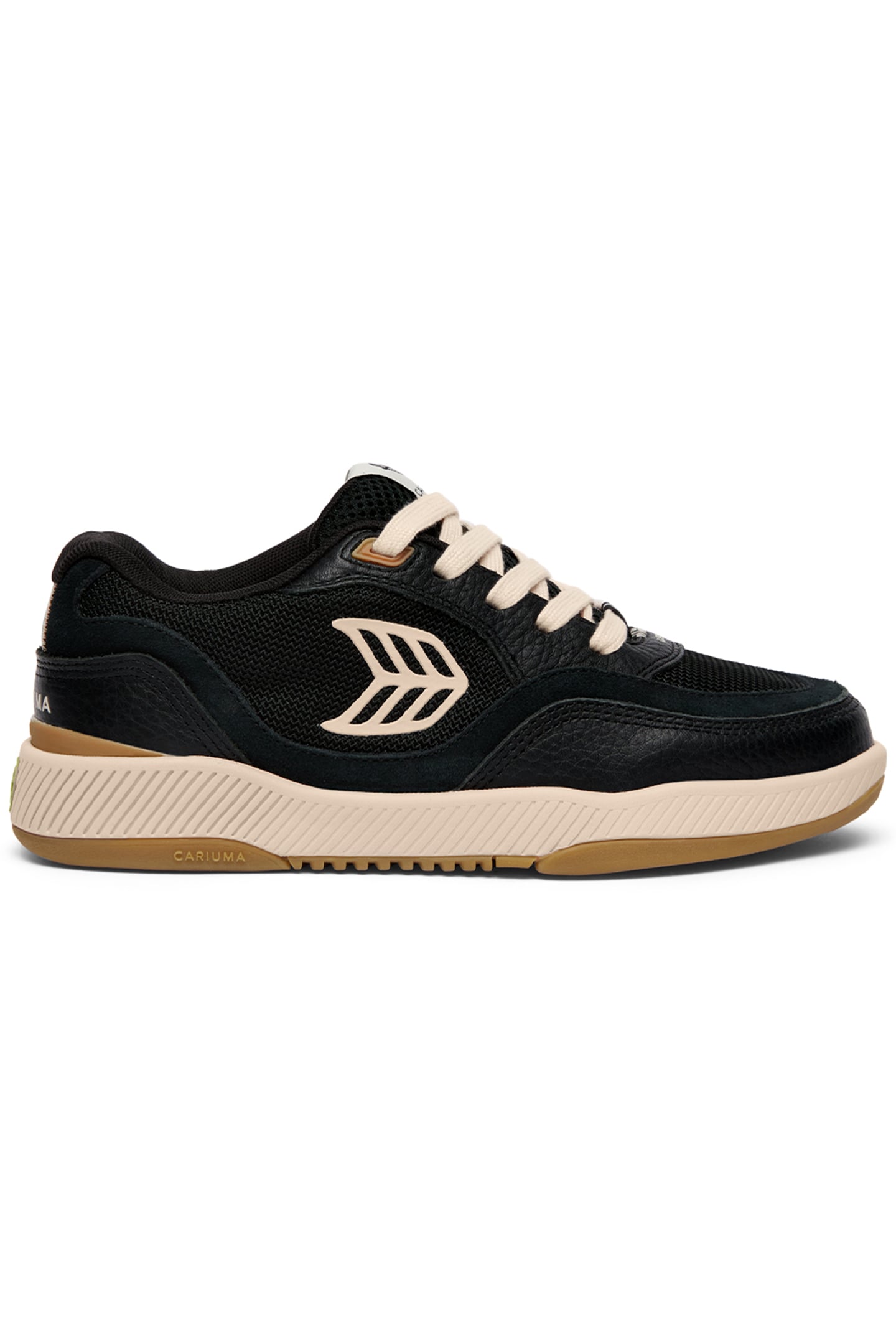 UBA PRO SUEDE AND MESH BLACK LIGHT CREAM LOGO 1