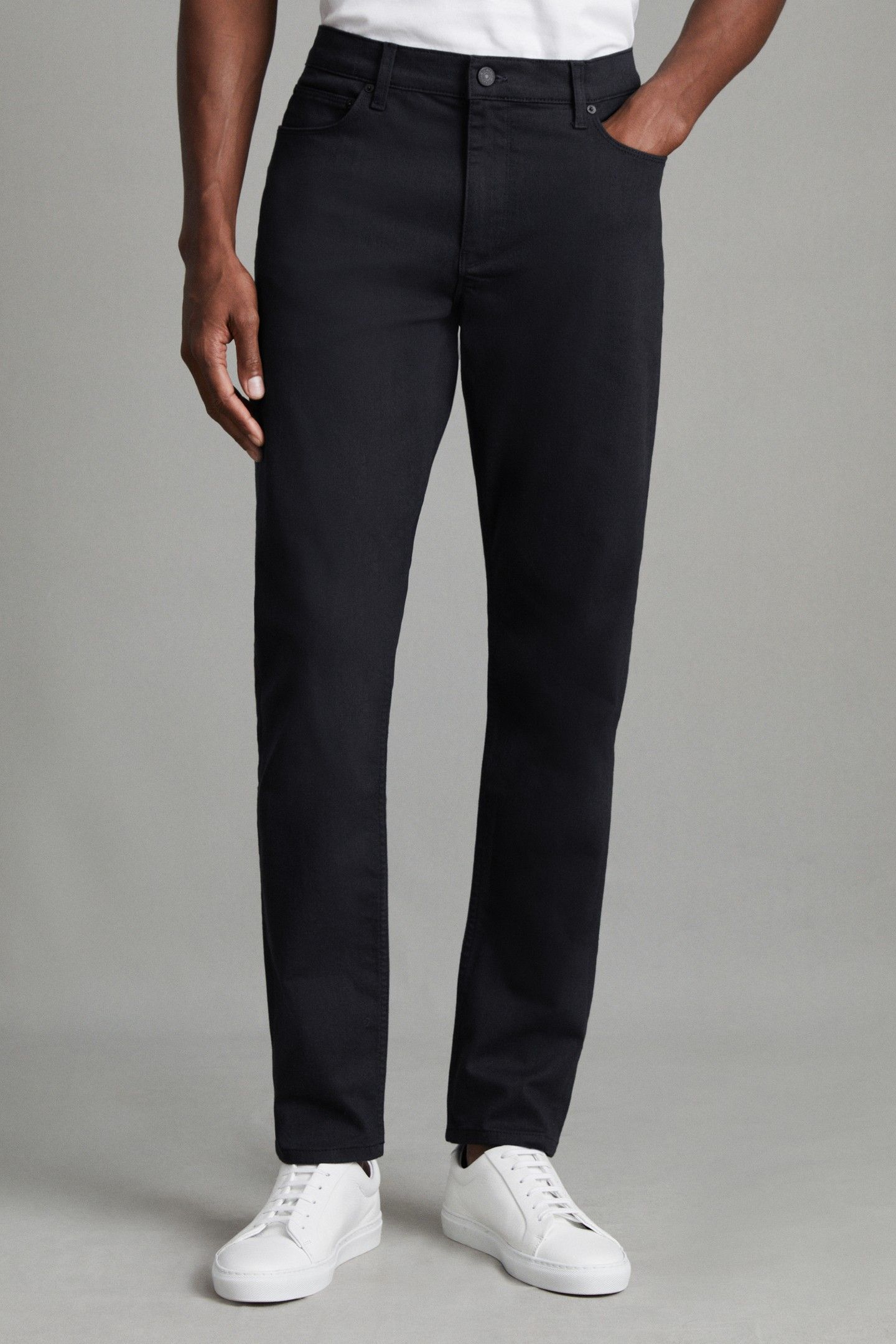 STAY BLUE SLIM JEANS BLUE 2
