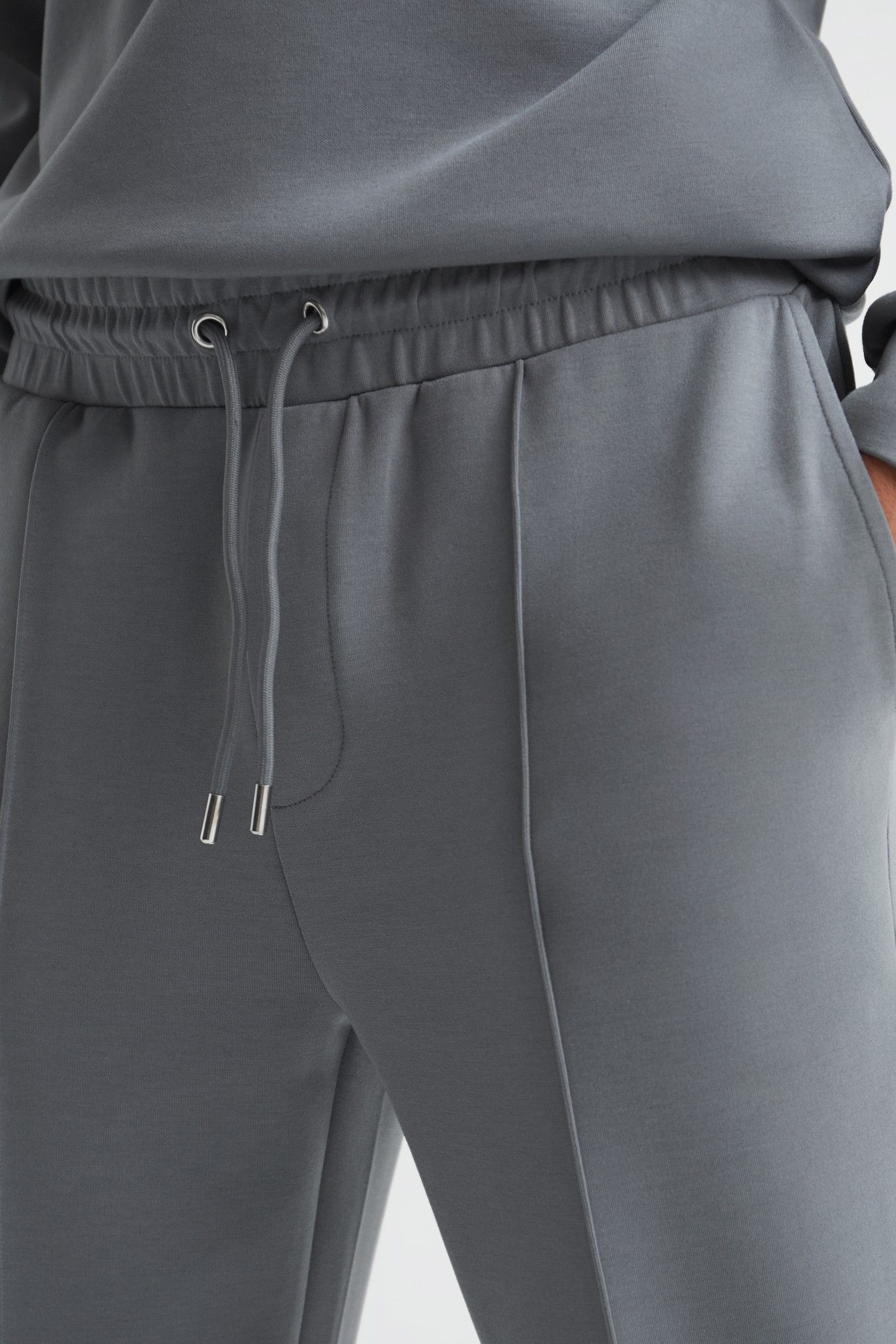 INTERLOCK DRAWSTRING JOGGER SAGE 5