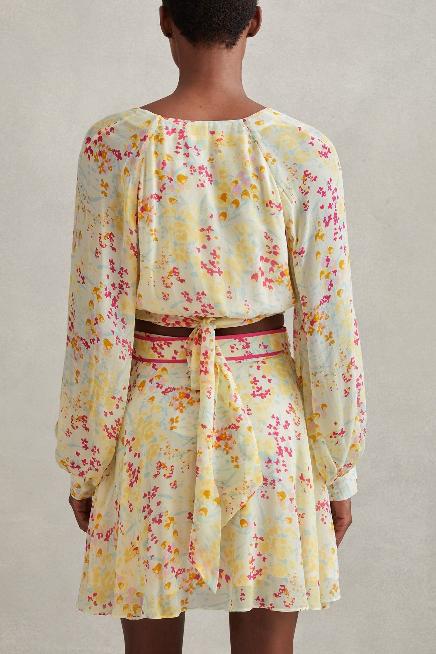 BUTTERCUP PRINTED BLOUSE PINK/YELLOW 3