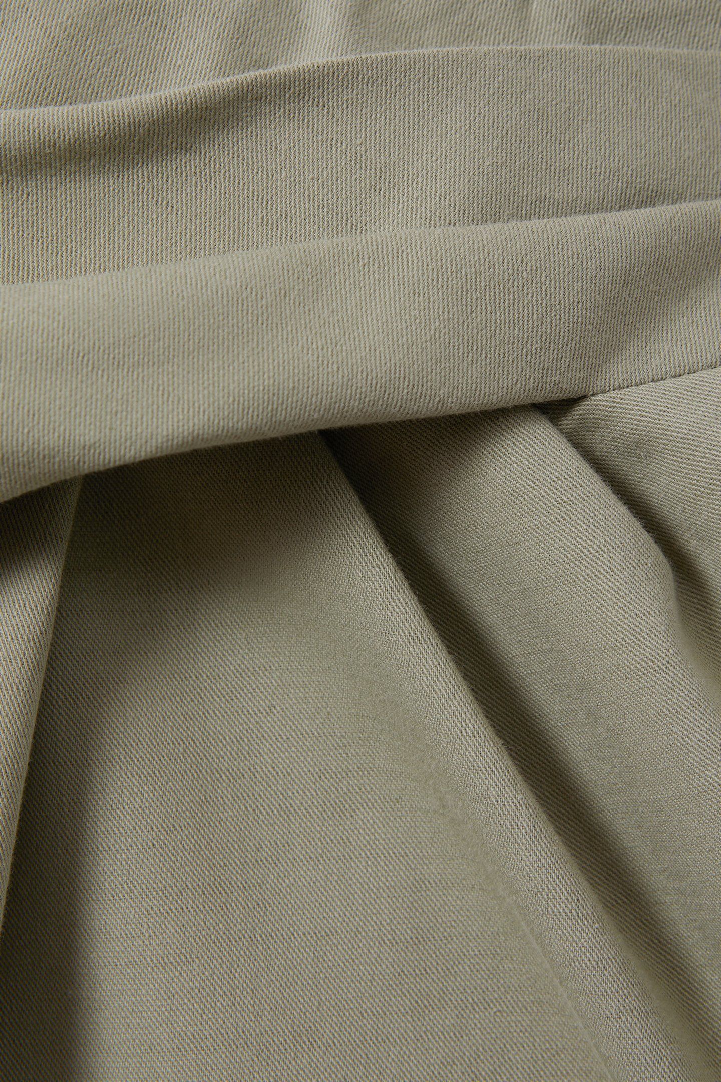 WRAP MIDI SKIRT KHAKI 6
