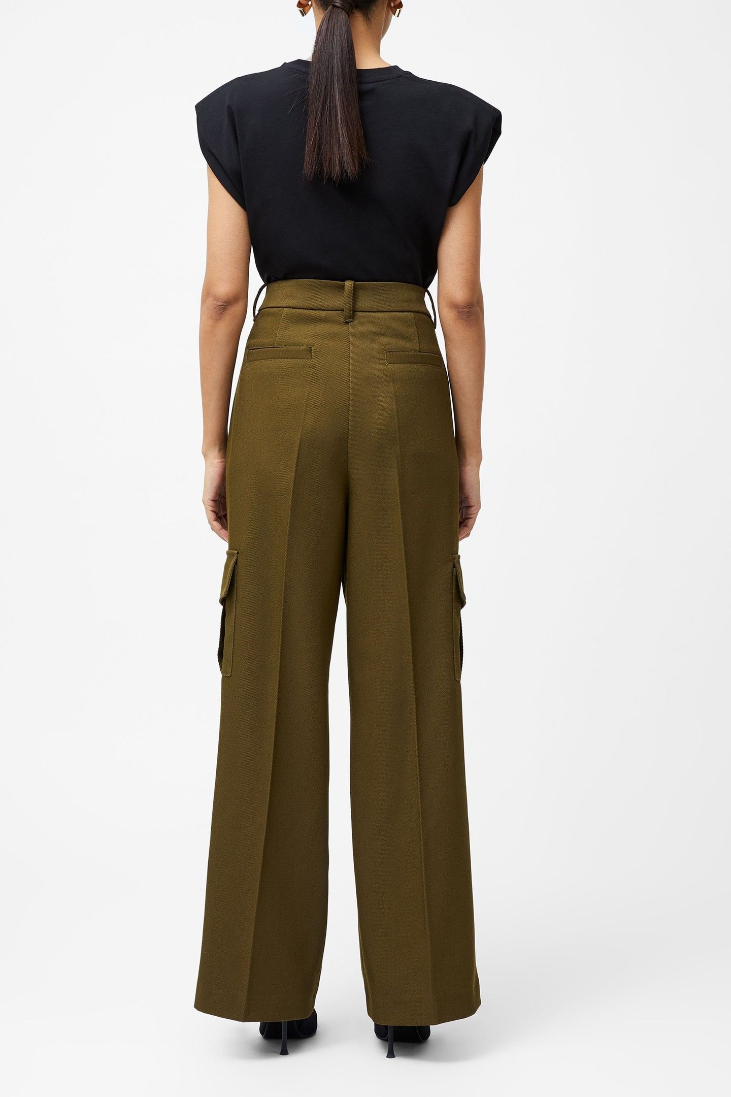 FLORENCE TWILL COMBAT TROUSER KHAKI 2