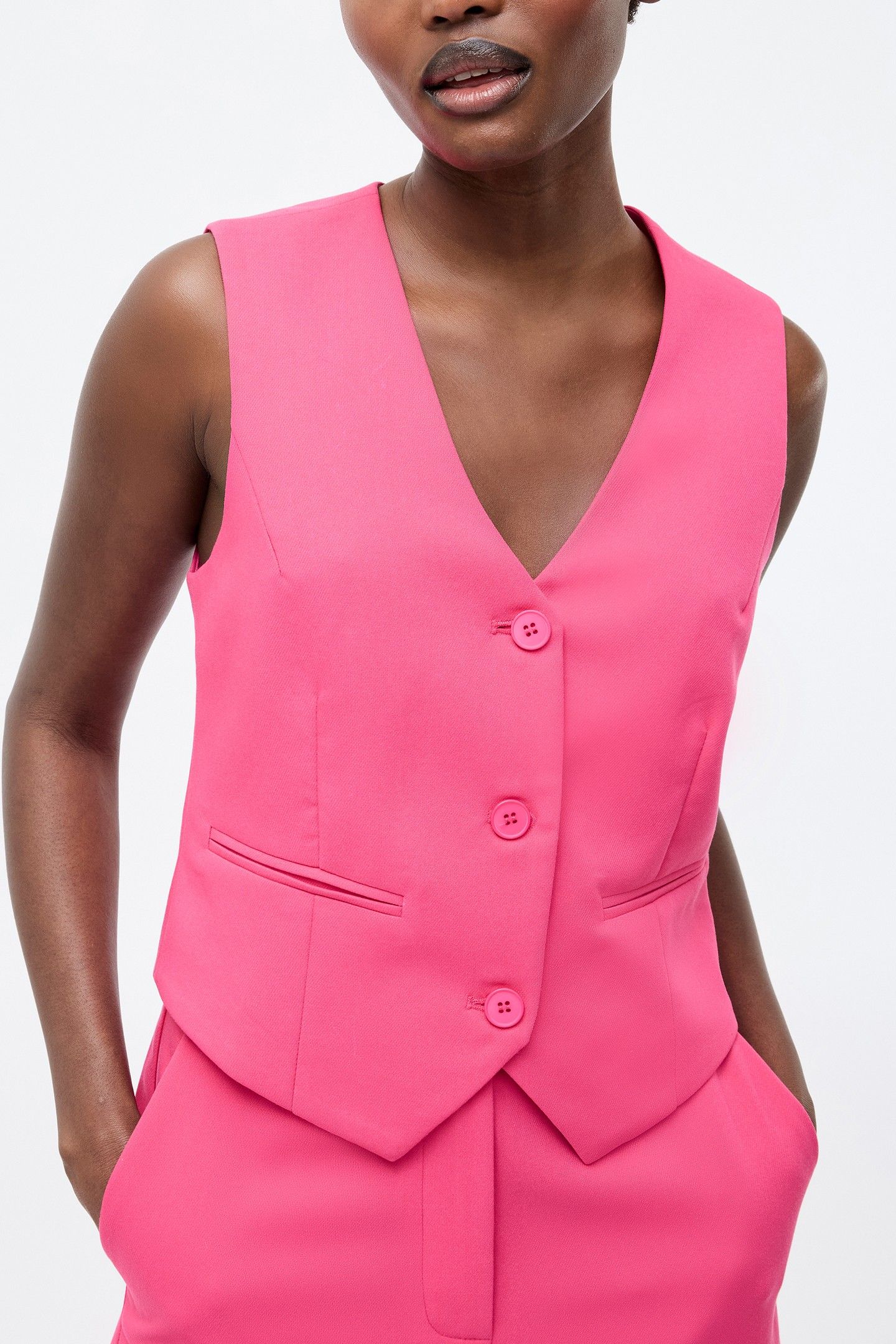 TAILORED WAISTCOAT RASPBERRY SORBET 6