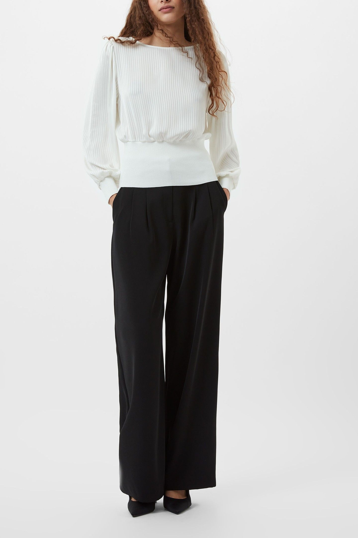 KRISTA NEVIS SLASH NECK TOP SUMMER WHITE 1