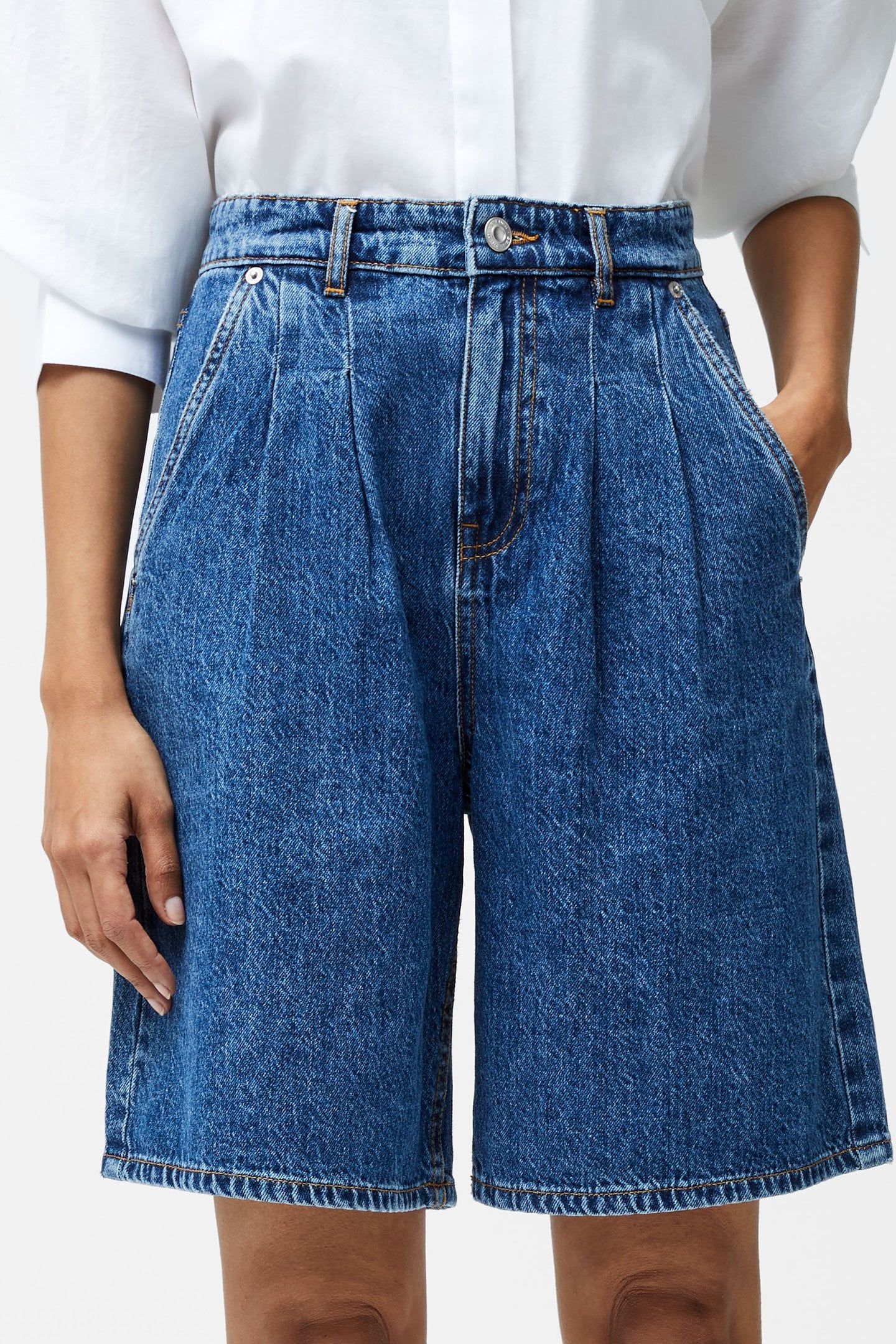DENVER DENIM BERMUDA SHORTS VINTAGE BLUE 2