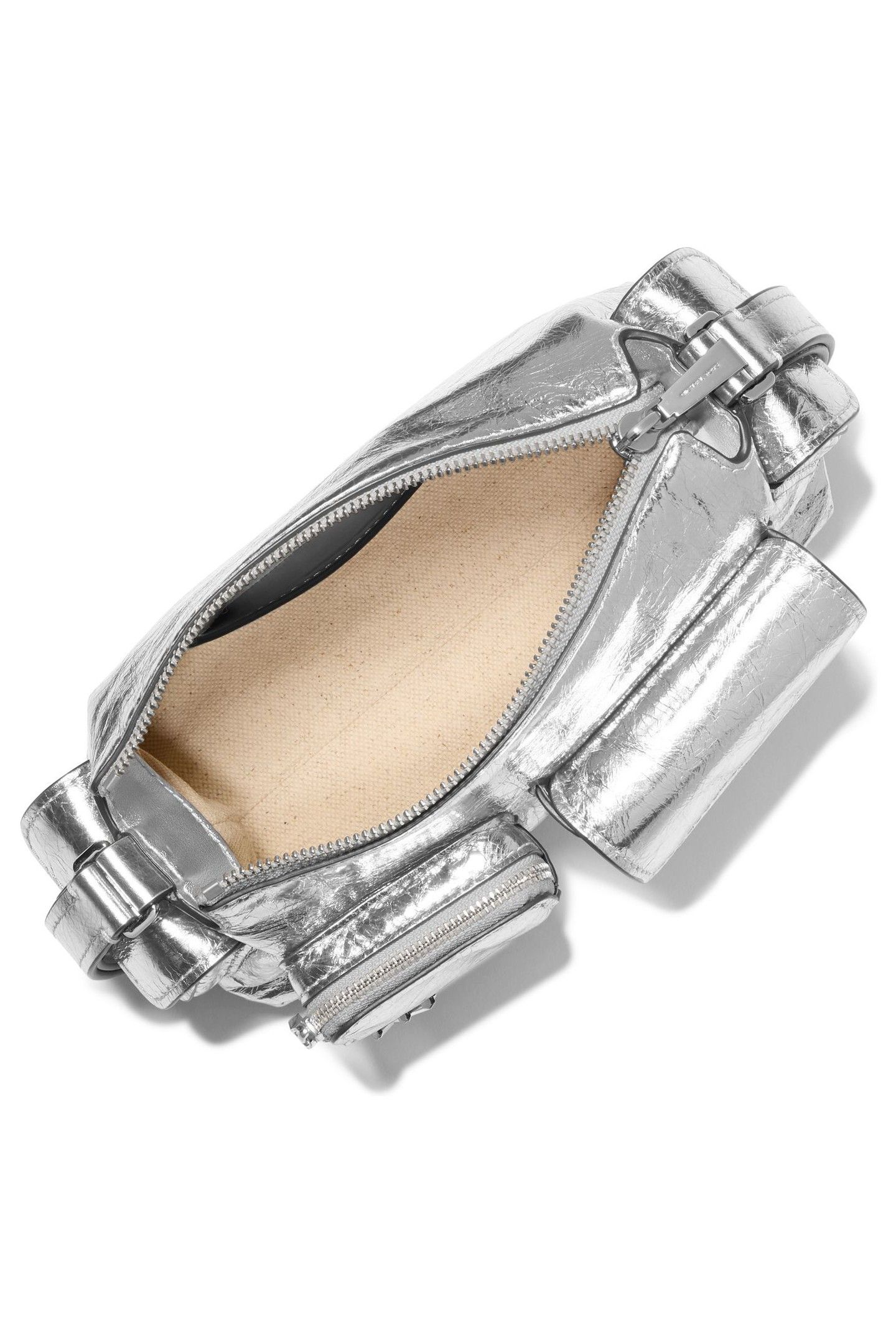 SMALL POCKET XBODY BAG SILVER 2