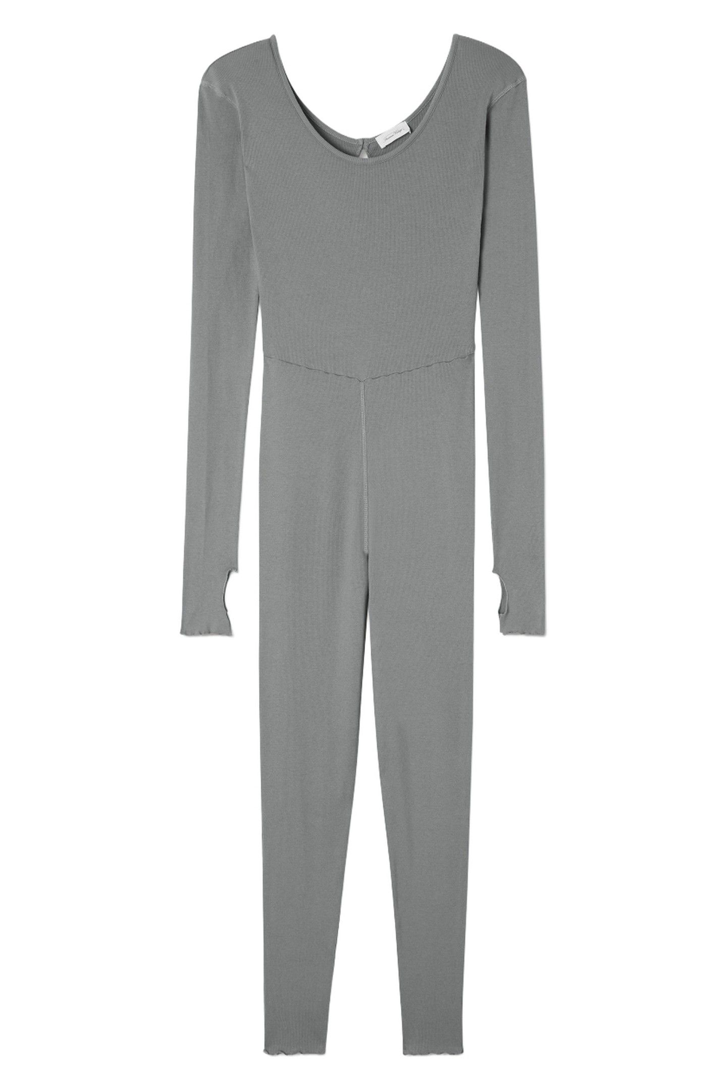 MID-LENGTH BOAT NECK PANTS JUMPSUIT FOGGY 4