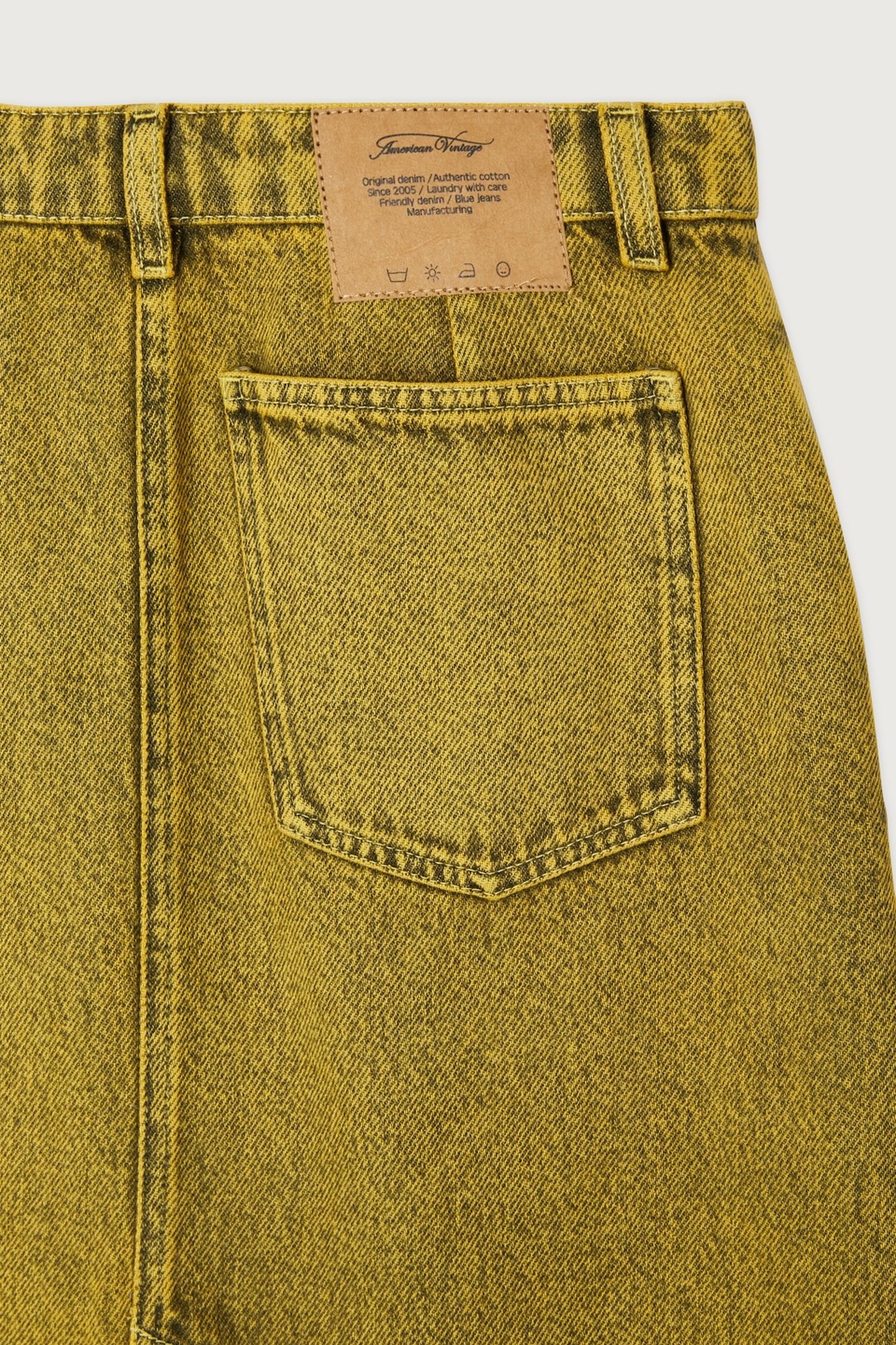 LONG SKIRT YELLOW OVERDYE 3