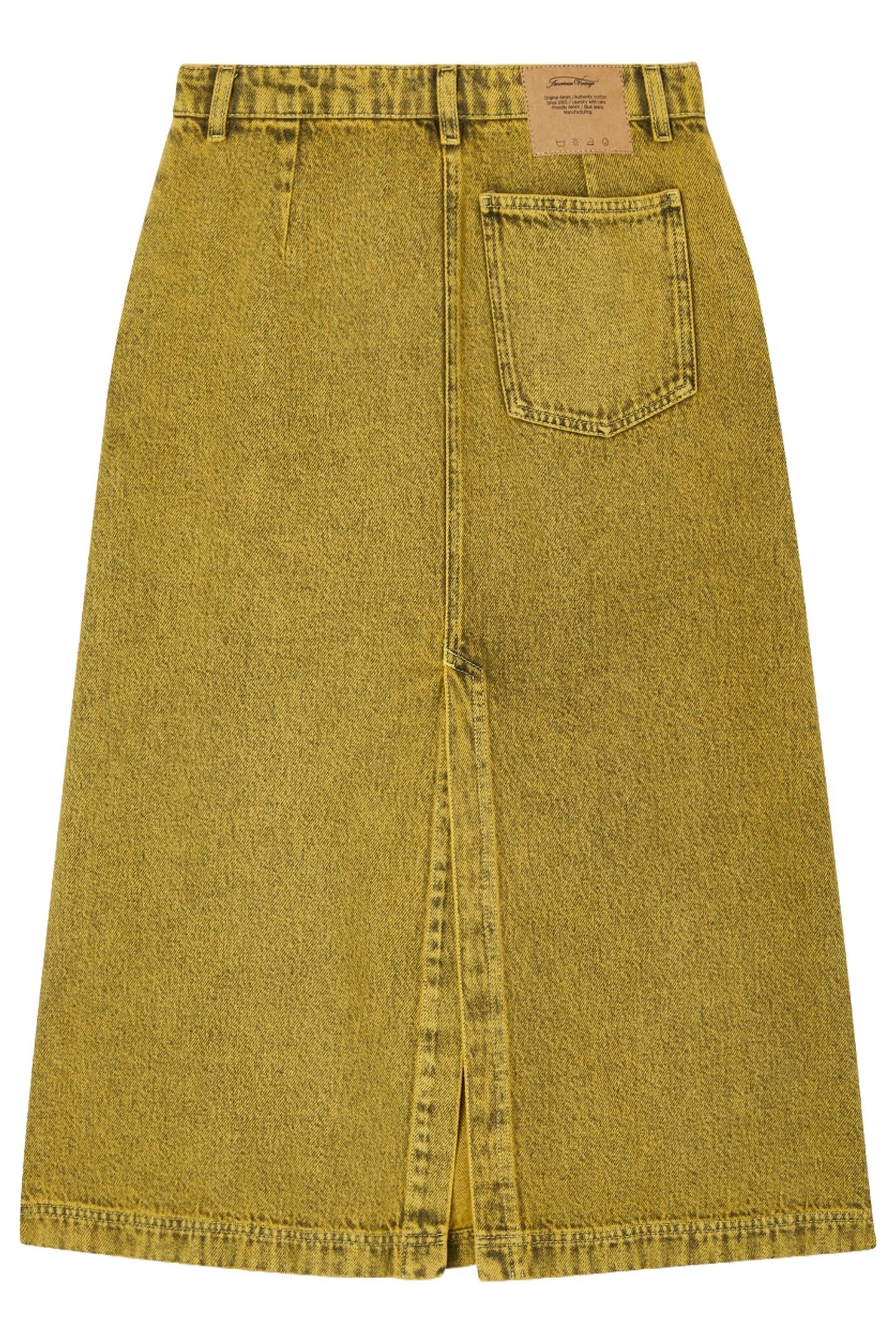 LONG SKIRT YELLOW OVERDYE 2