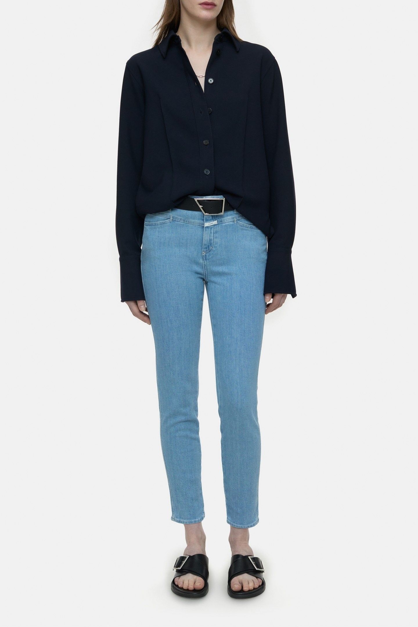 SKINNY PUSHER JEANS LIGHT BLUE 2