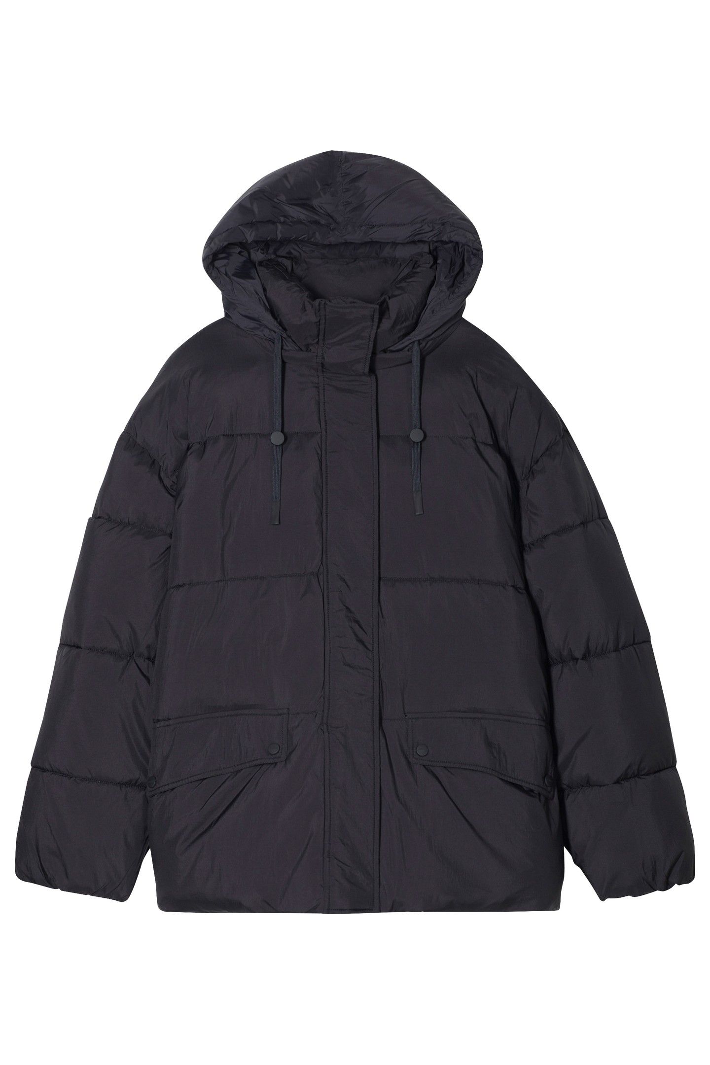 CROPPED PUFFER JACKET BLACK 4