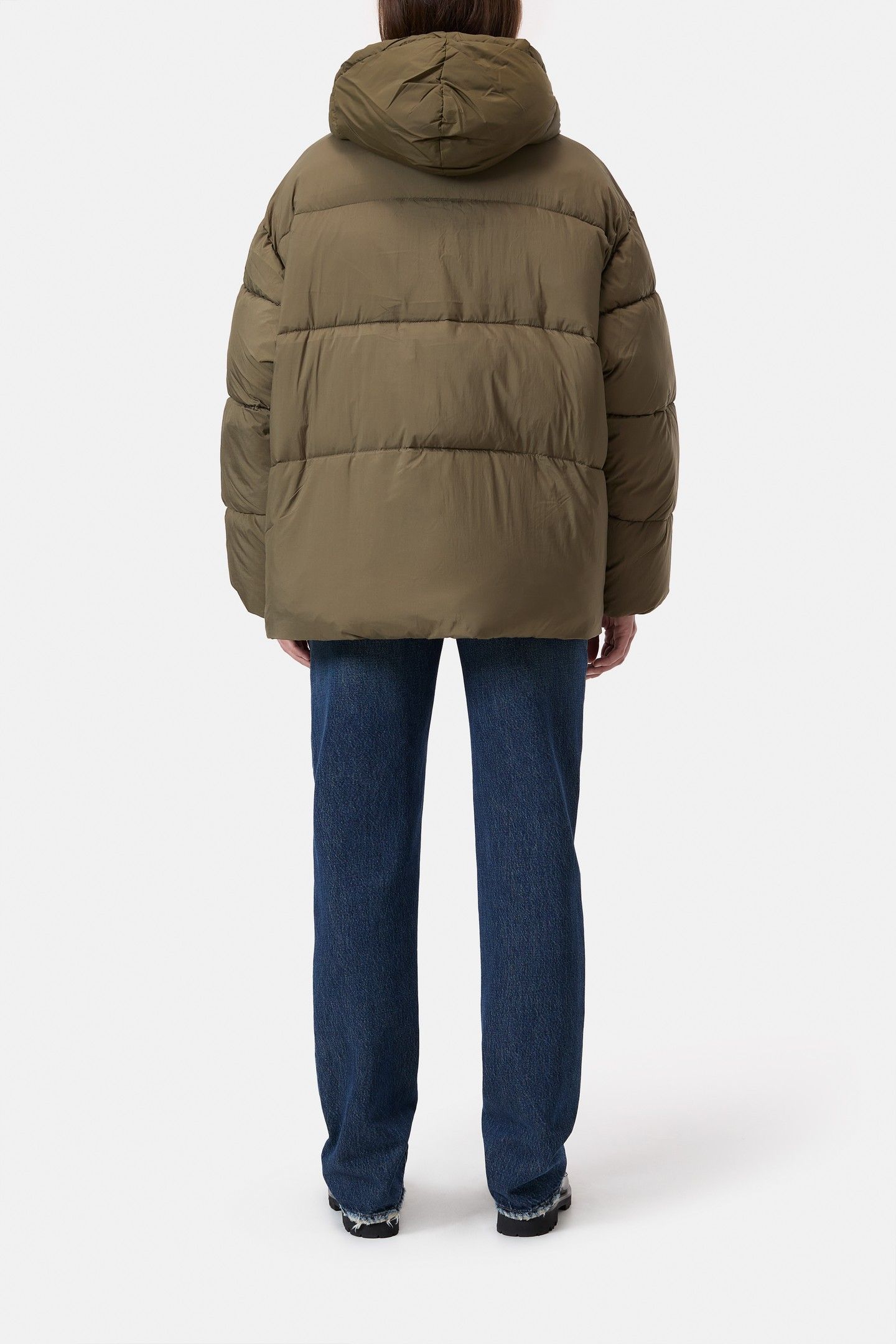 CROPPED PUFFER JACKET VER GREEN 3