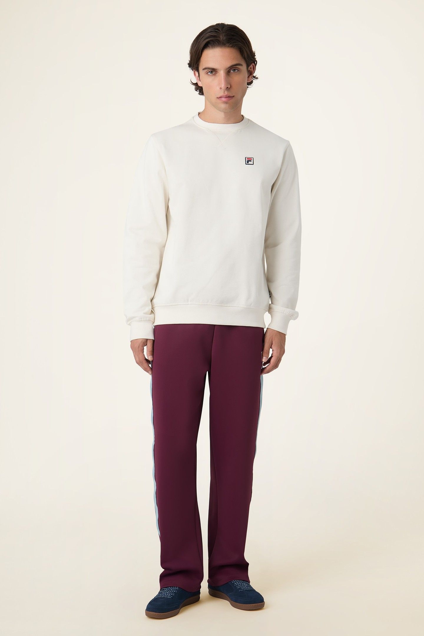 BIELLA REGULAR CREWNECK SWEATSHIRT EGRET 3