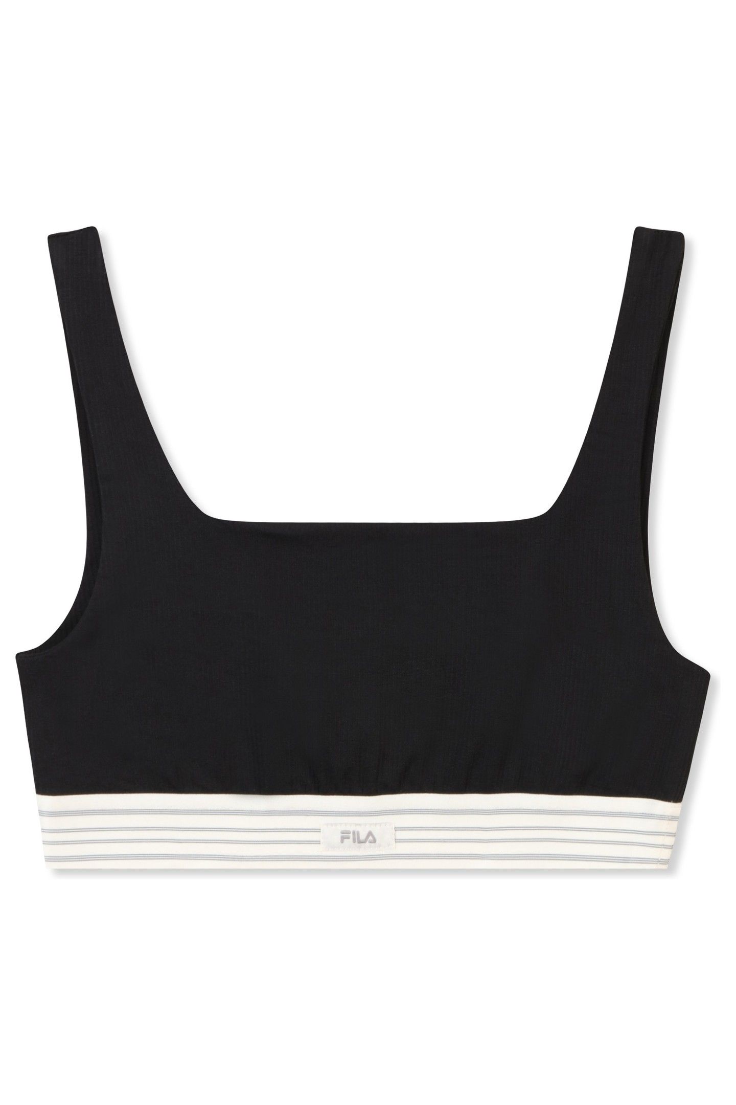 BELLAGIO RIBBED BRA TOP BLACK 6