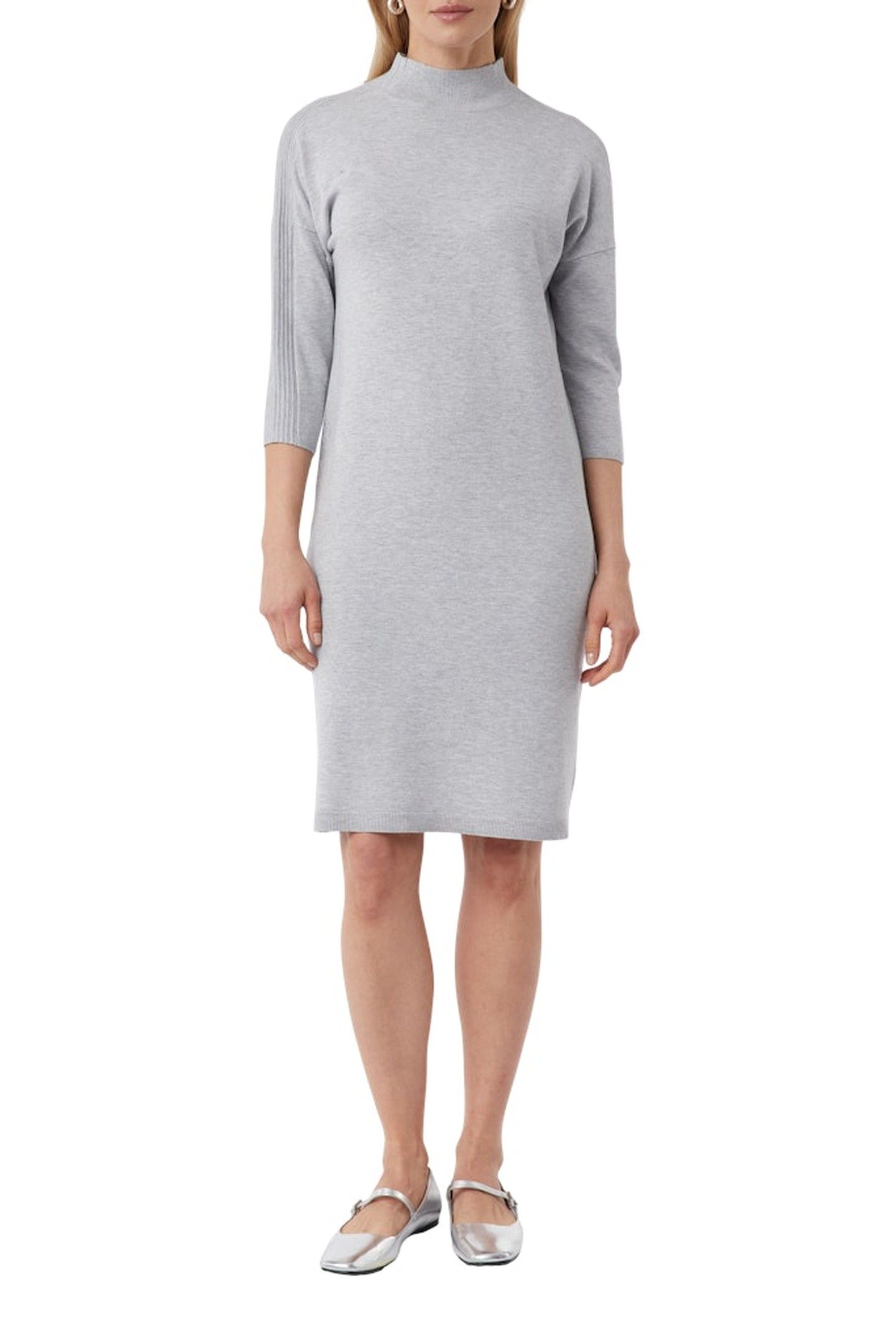 COMMA DRESSES LIGHT GREY 1
