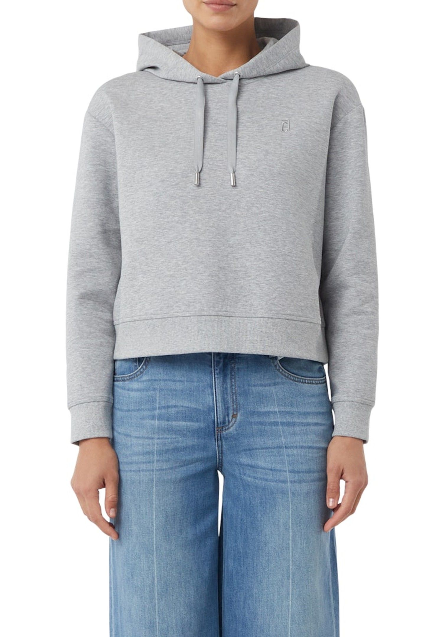 COMMA SWEATSHIRTS GREY/BLACK 1