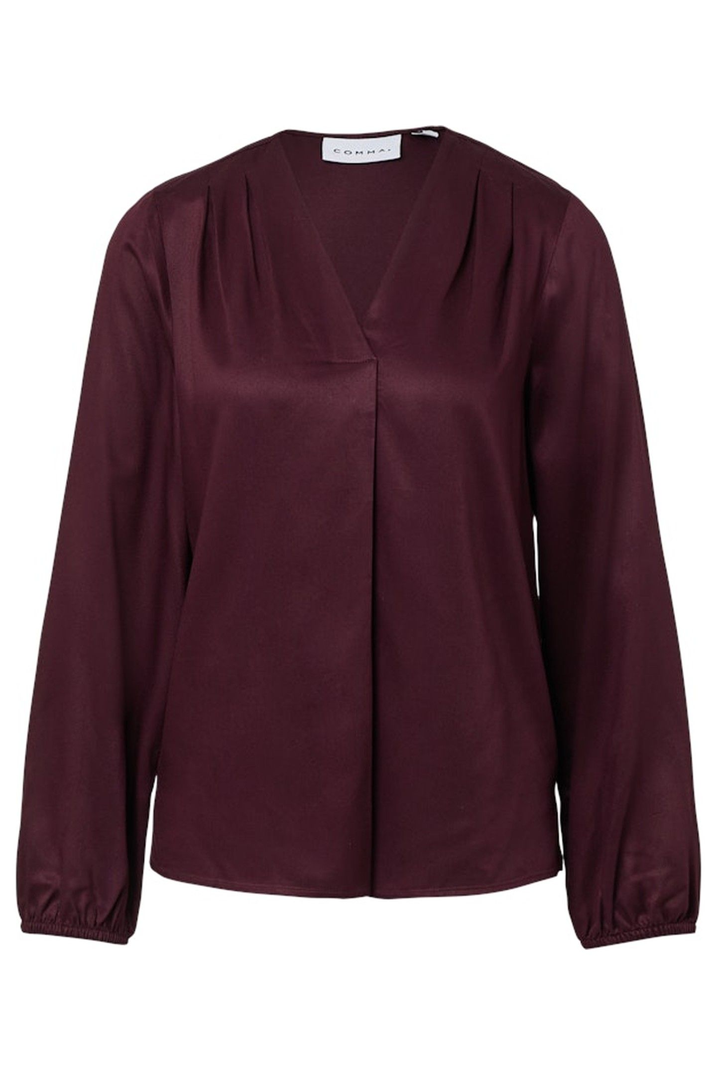 COMMA BLOUSES BURGUNDY 4