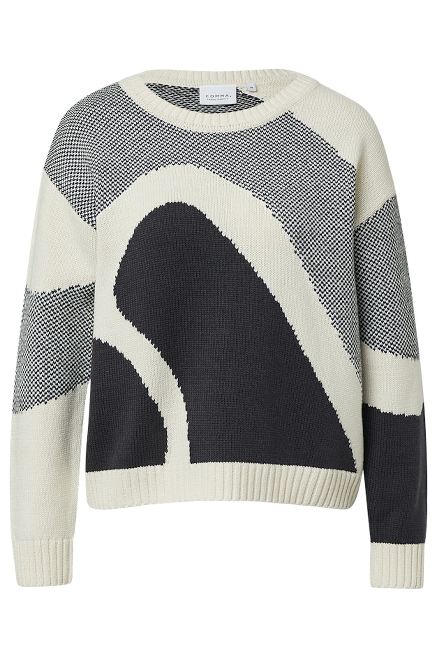 COMMA PULLOVER WHITE MULTI 2