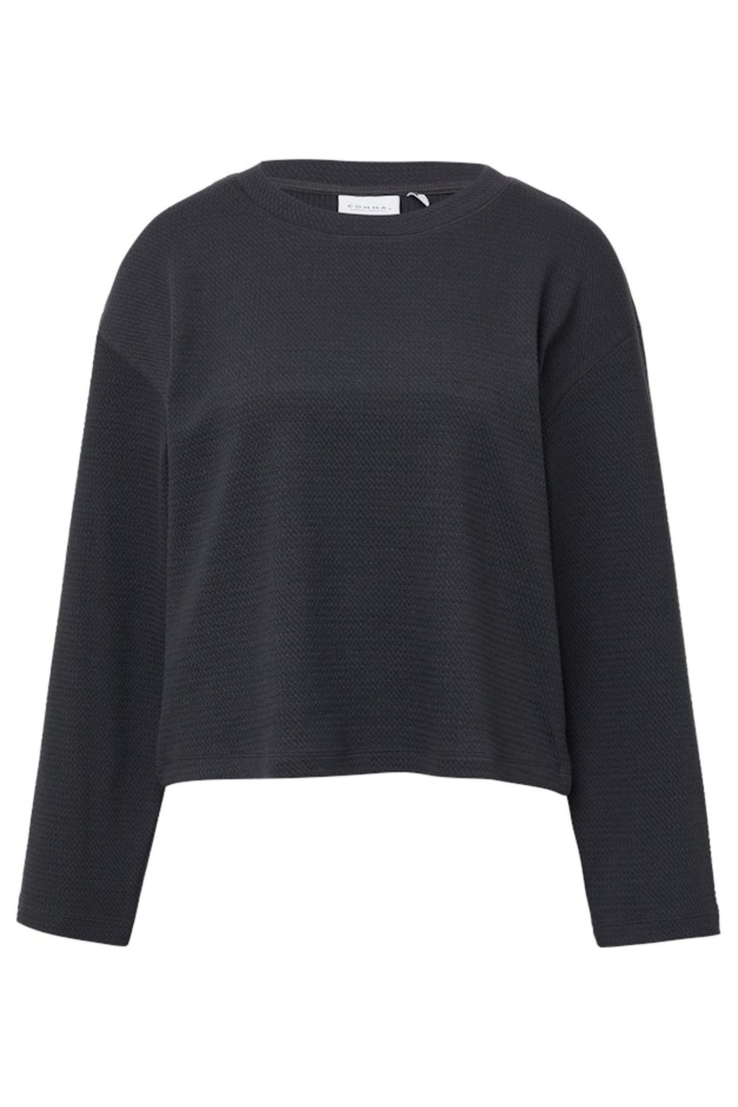 COMMA SWEATSHIRTS GREY/BLACK 4
