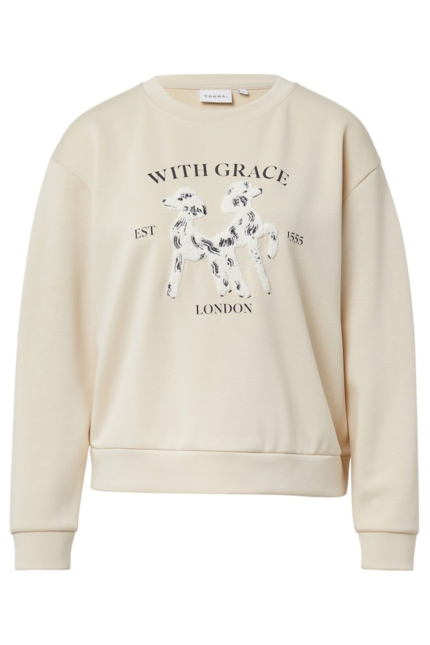 COMMA SWEATSHIRTS BEIGE 4