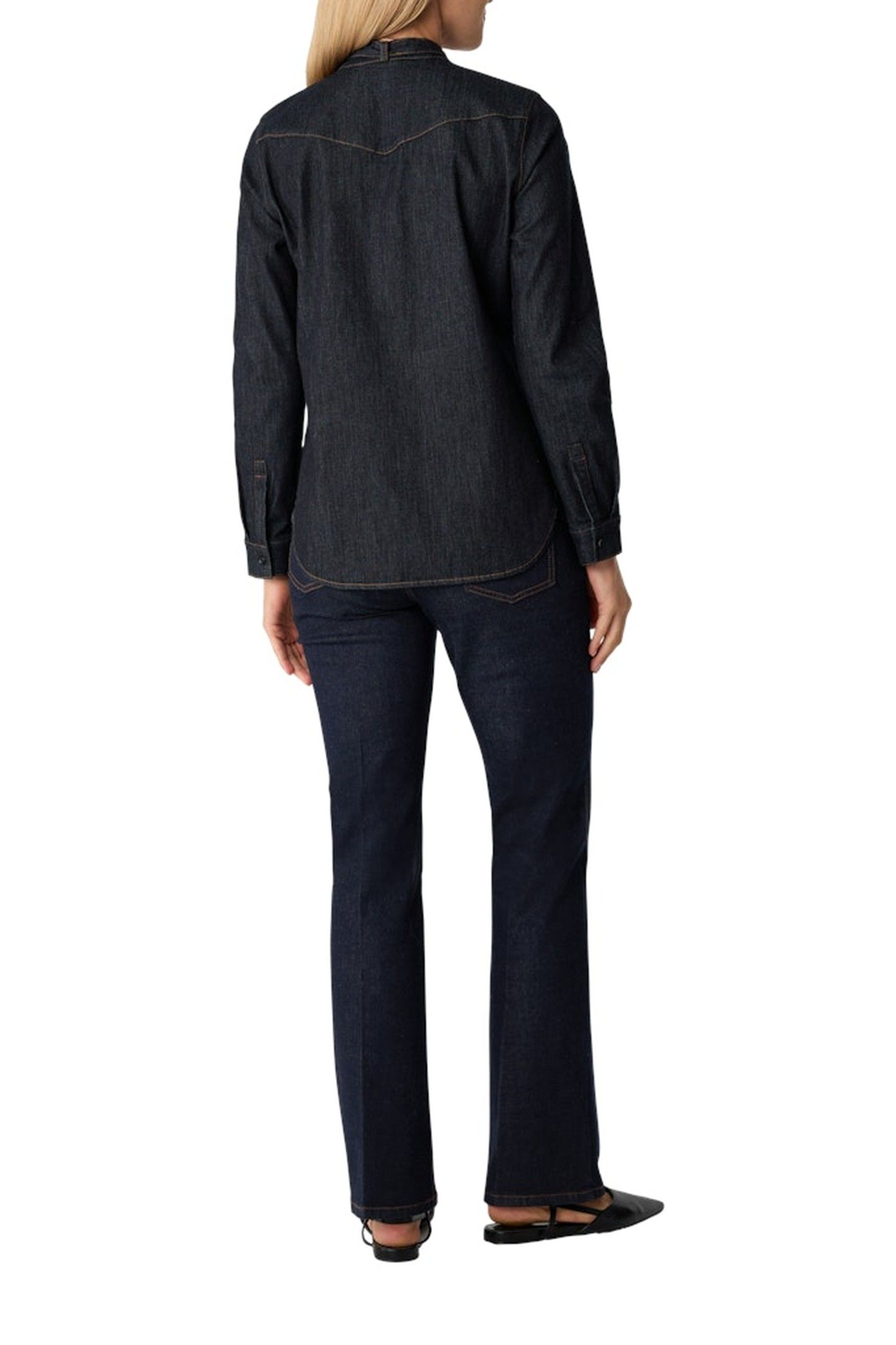COMMA BLOUSES BLUE DENIM 3