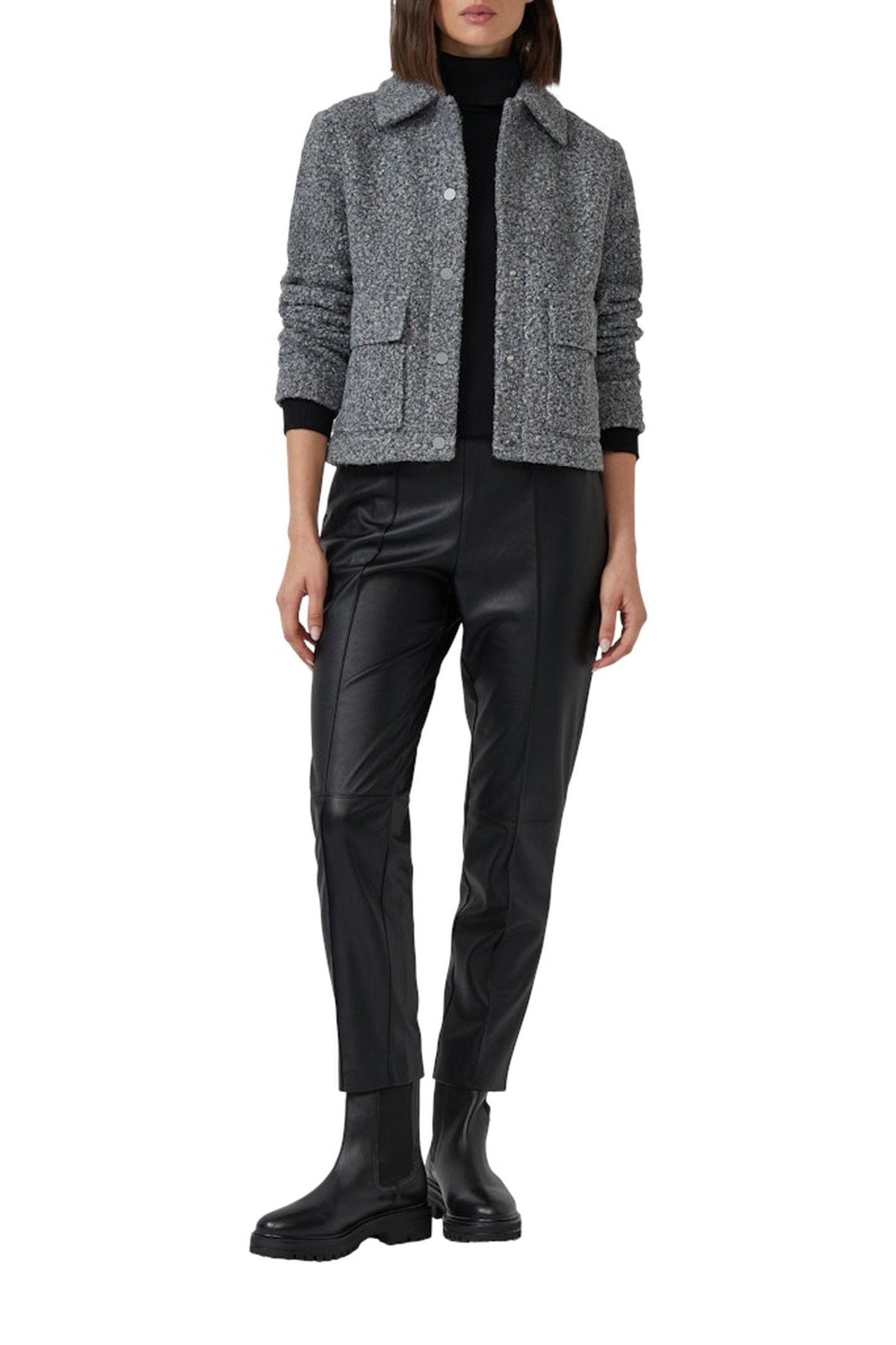 S.OLIVER JACKET INDOOR GREY/BLACK 2