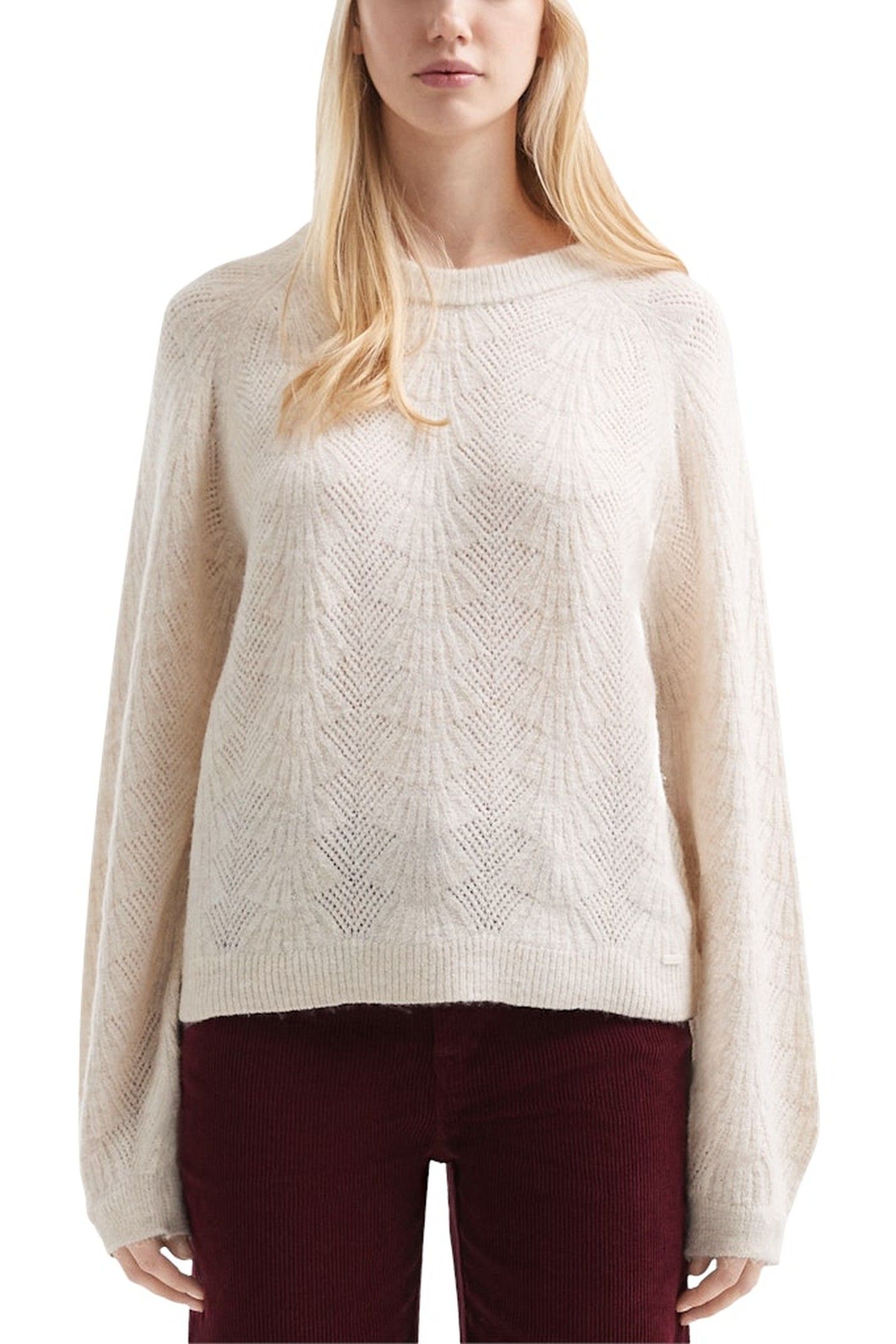 S.OLIVER-QS PULLOVER OFFWHITE 1