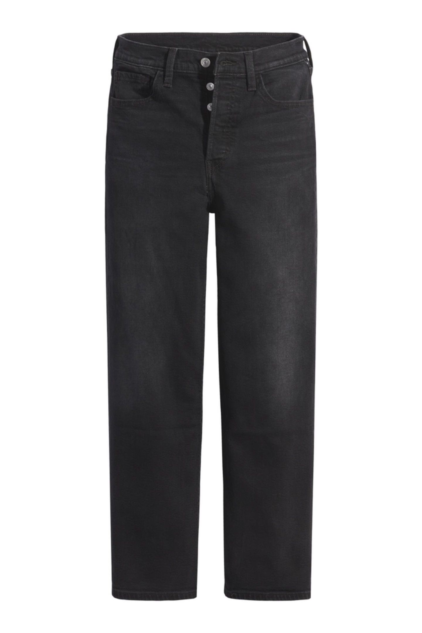 RIBCAGE STRAIGHT ANKLE JEANS BLACK 5