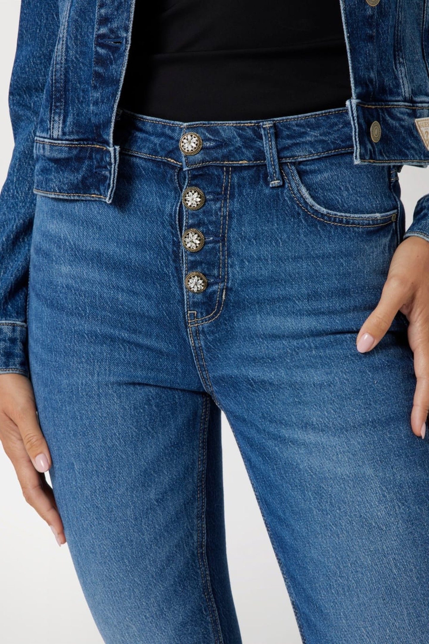 GUESS ECO 1981 EXPOSED BUTTON OH MY 3