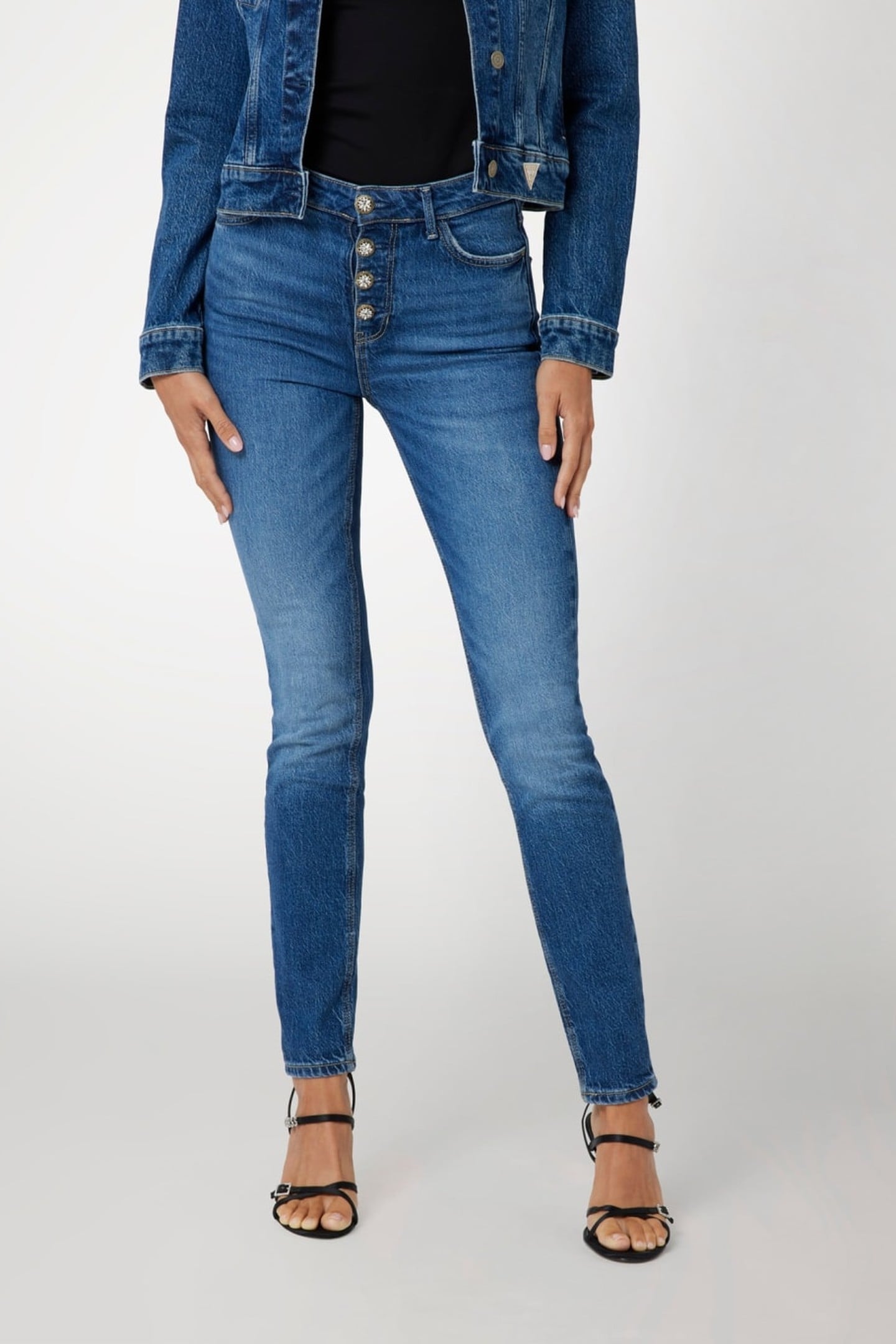 GUESS ECO 1981 EXPOSED BUTTON OH MY 5