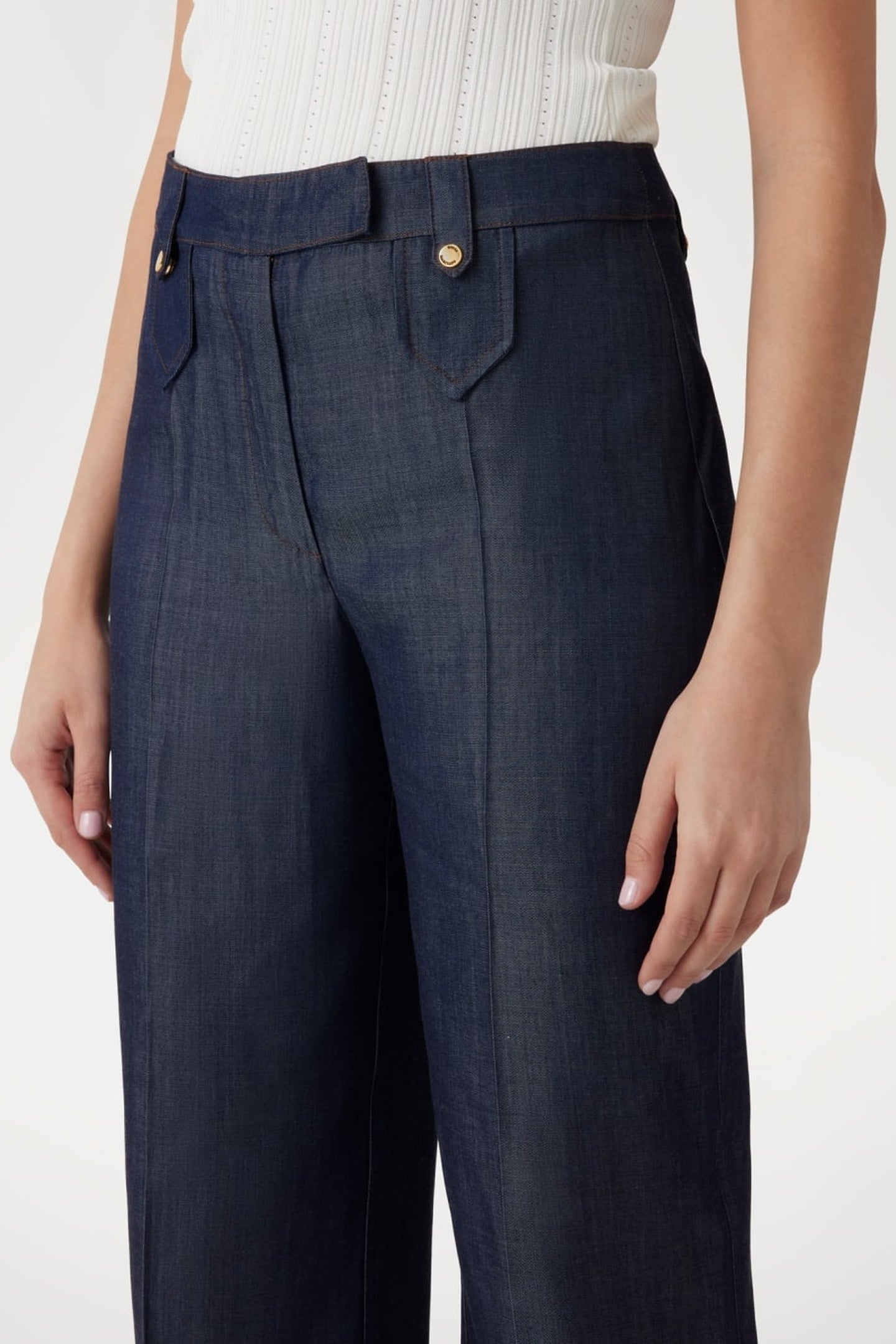 MARCIANO BY GUESS GRETA STRAIGHT PANT DARK BLUE 6