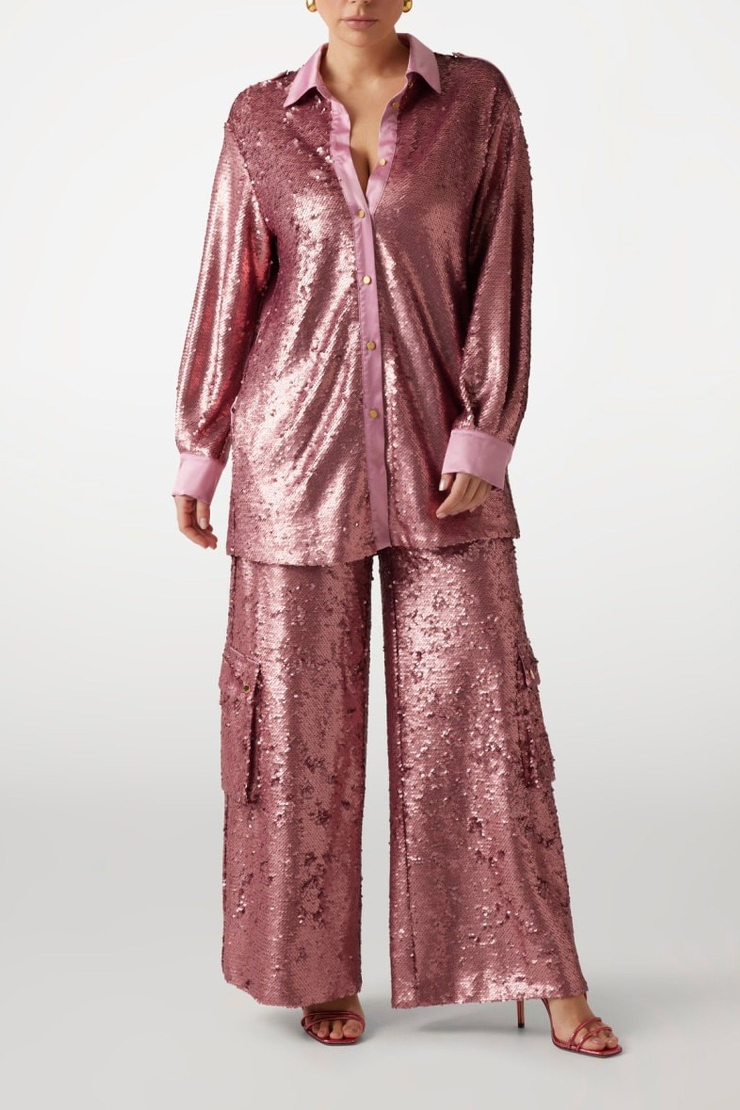 MARCIANO BY GUESS KAIA CARGO PANT FLOWERING PEONY SEQU 1