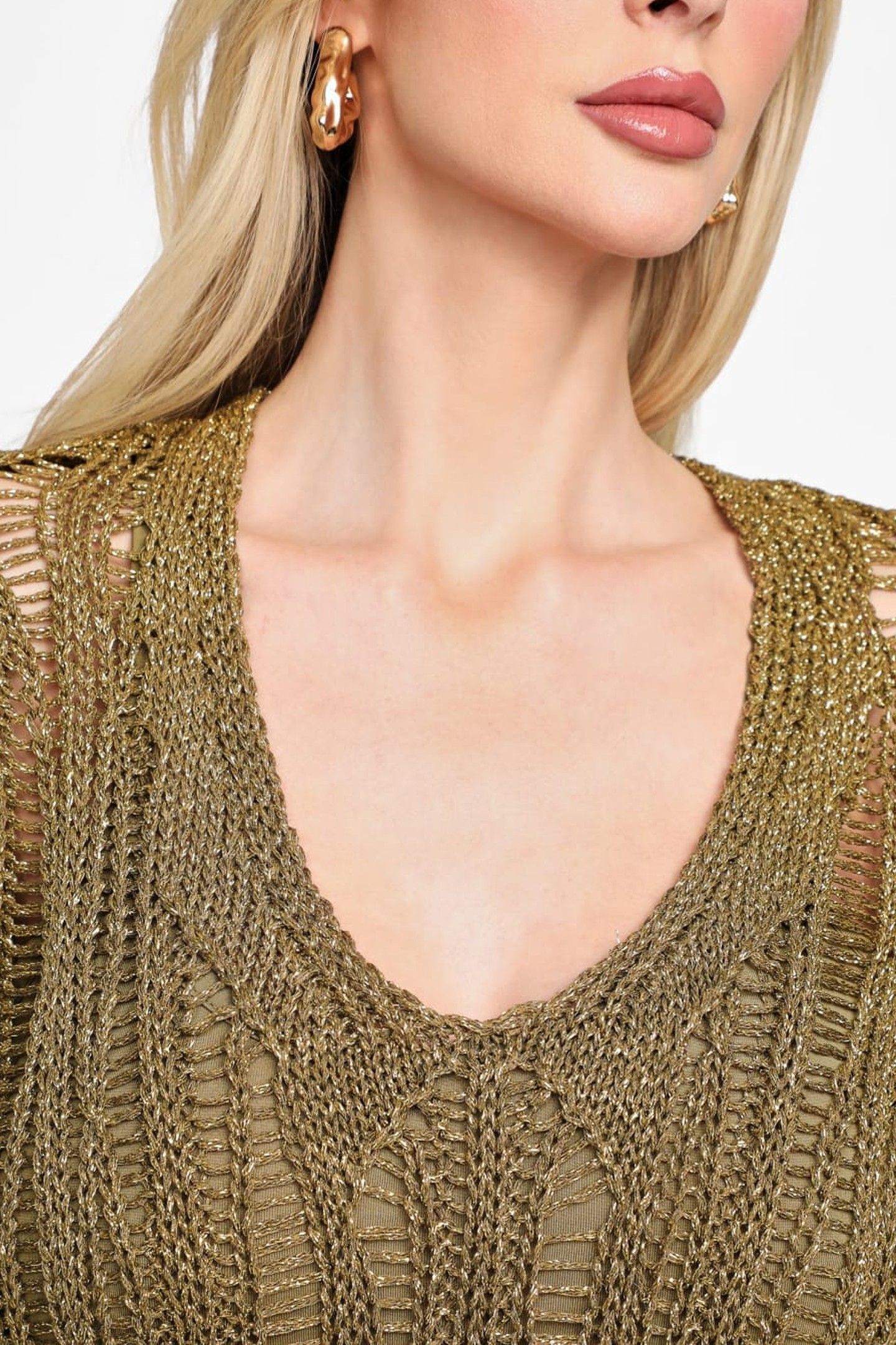 MARCIANO BY GUESS LUCKY LS FLARE MINI ARMY OLIVE + GOLD LU 7