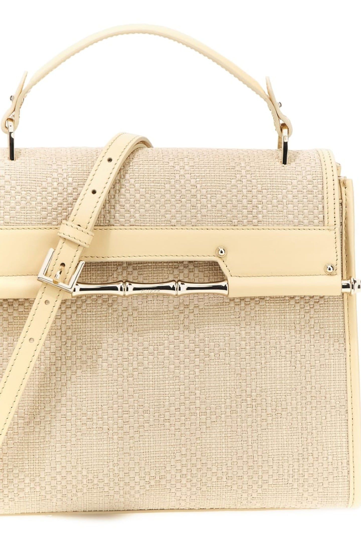 MARCIANO BY GUESS IRIS TOP HANDLE FLAP ECRU' 3