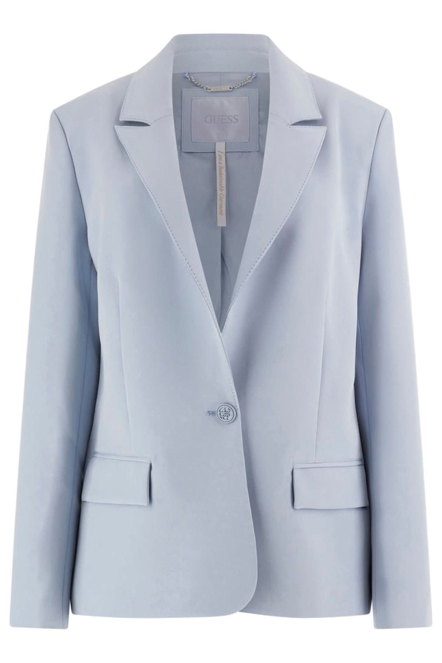 GUESS ECO SOLENE FLUID BLAZER CORONADO BLUE 4