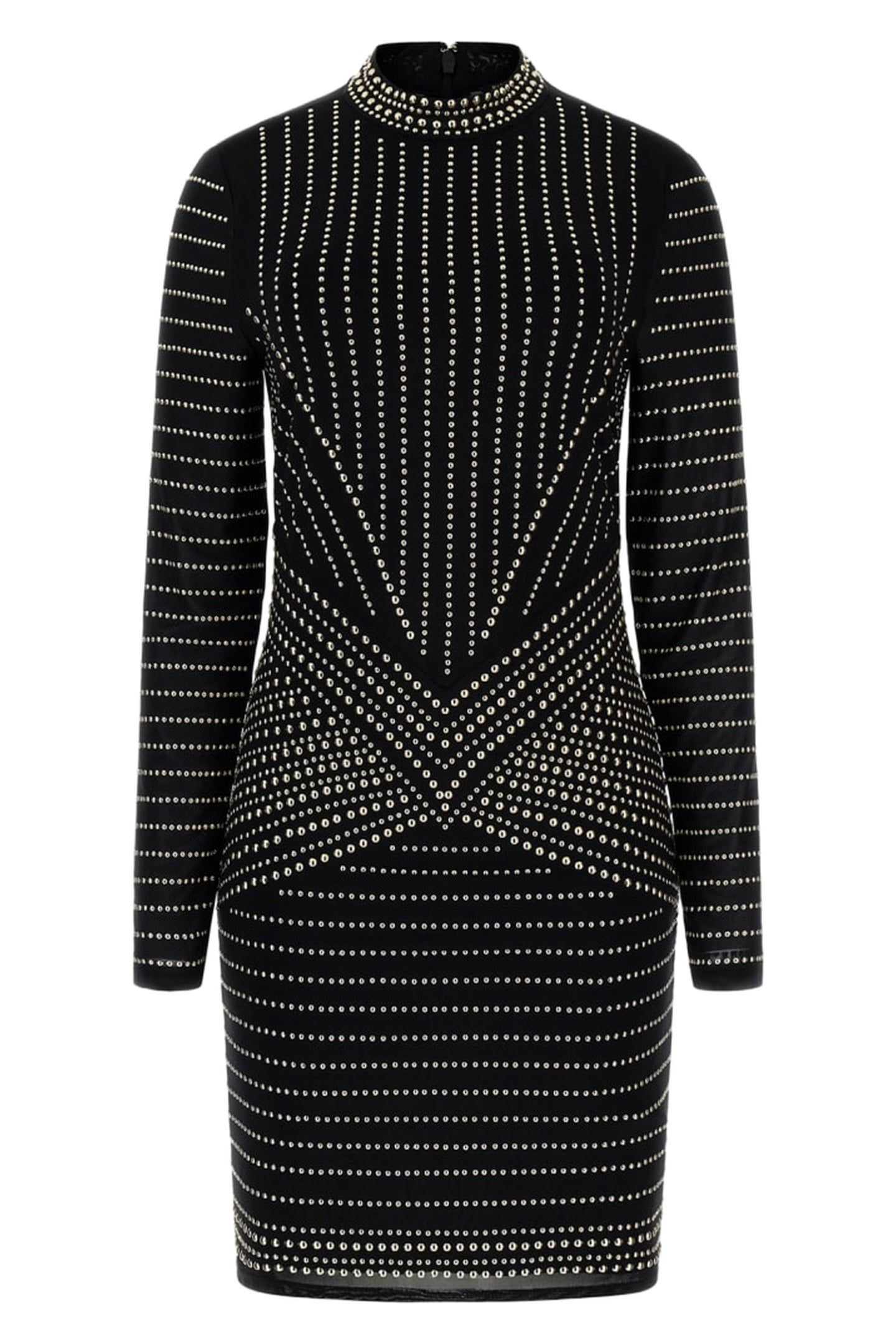 MARCIANO BY GUESS KRISTAL DRESS JET BLACK MULTI 4