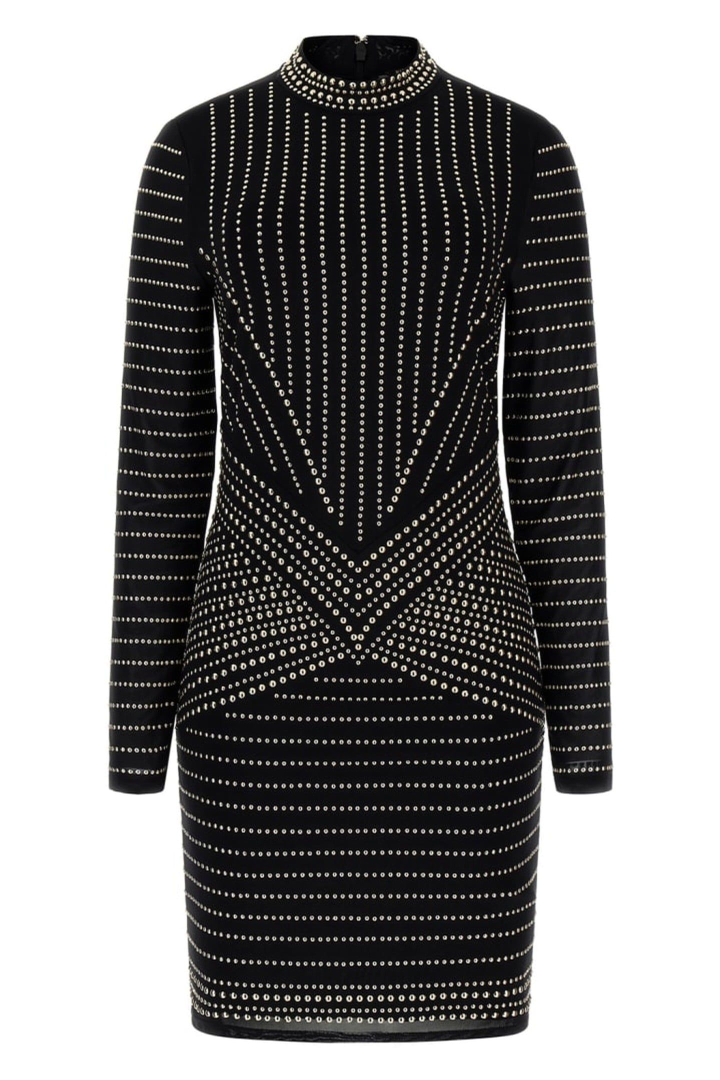 MARCIANO BY GUESS KRISTAL DRESS JET BLACK MULTI 5