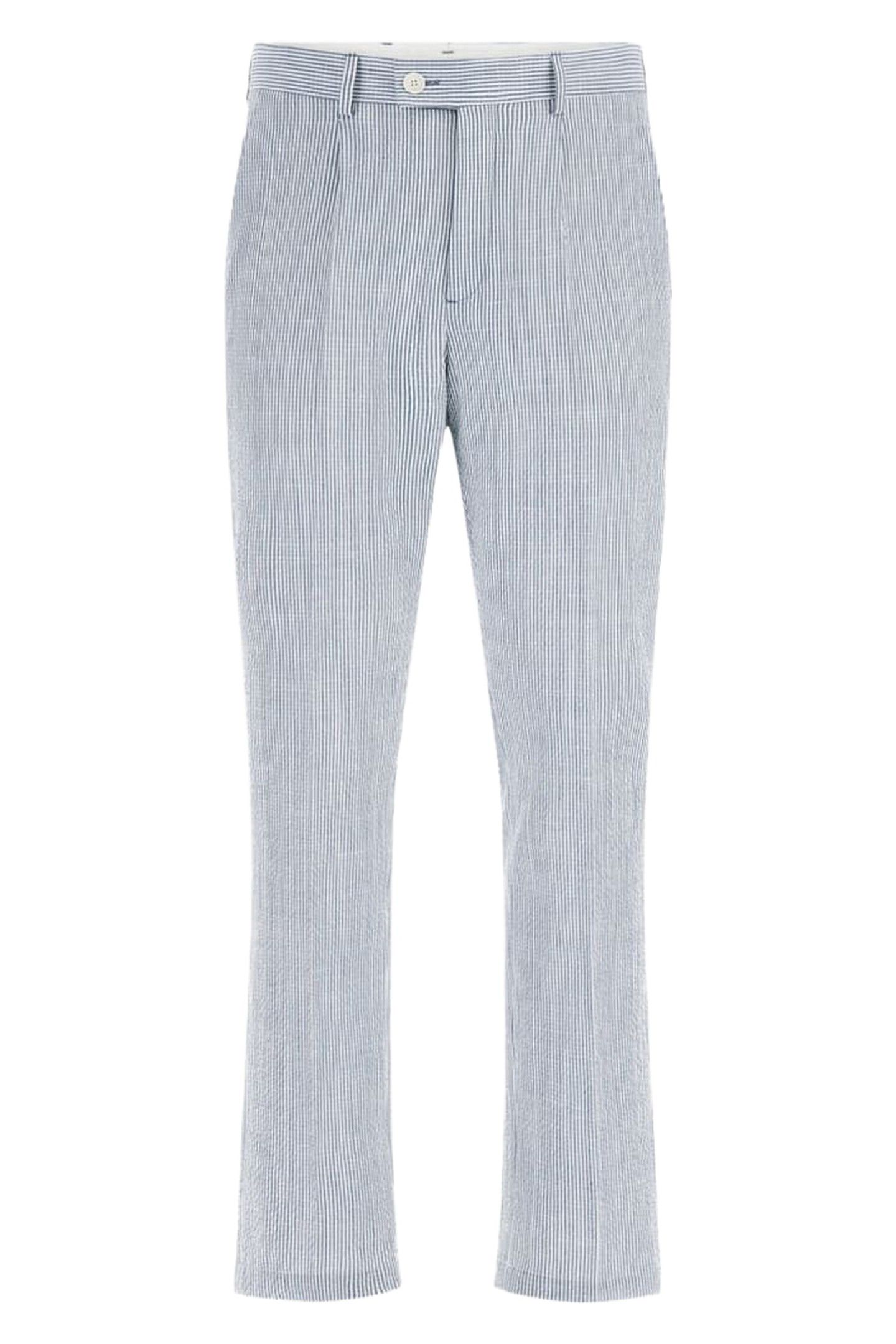 MARCIANO BY GUESS MAX PLEATED REG CHIN WHITE/BLUE STRIPES 3
