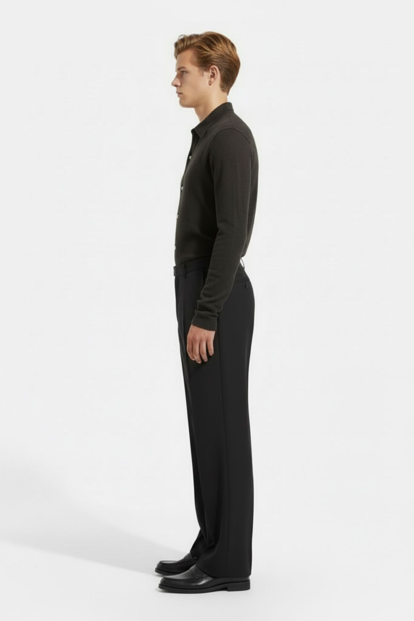 GOTHALF PIQUE SHIRT DARK KHAKI 4