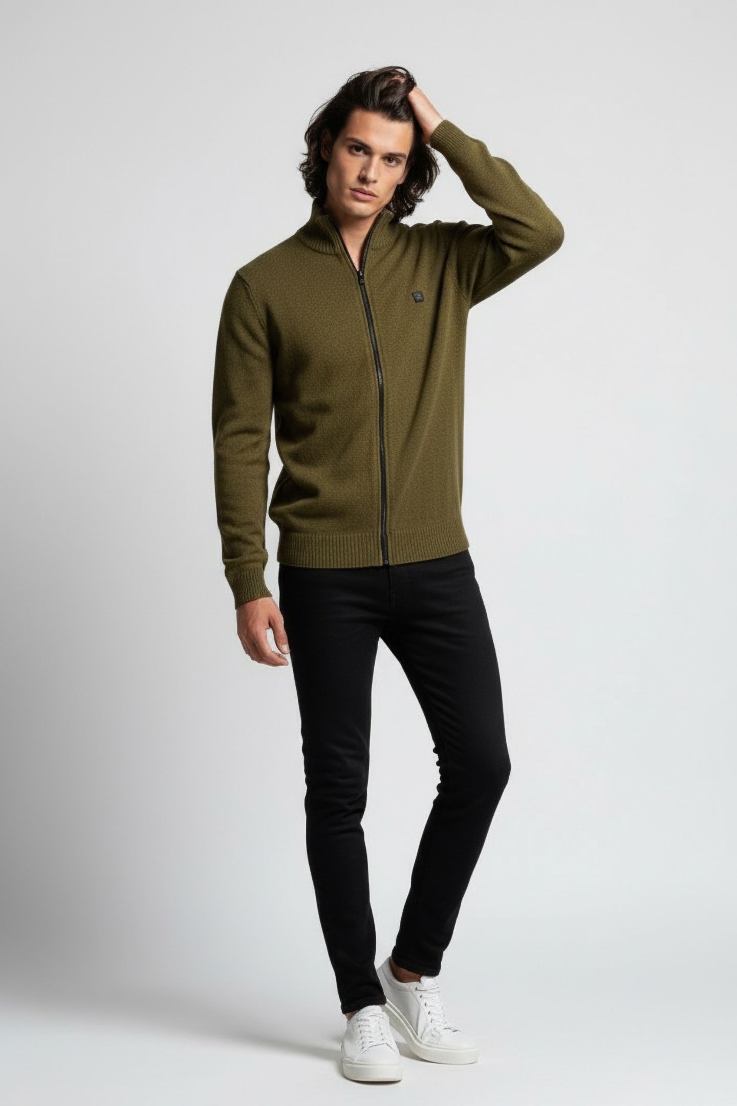 LENOALF KNIT VIBRANT GREEN 1