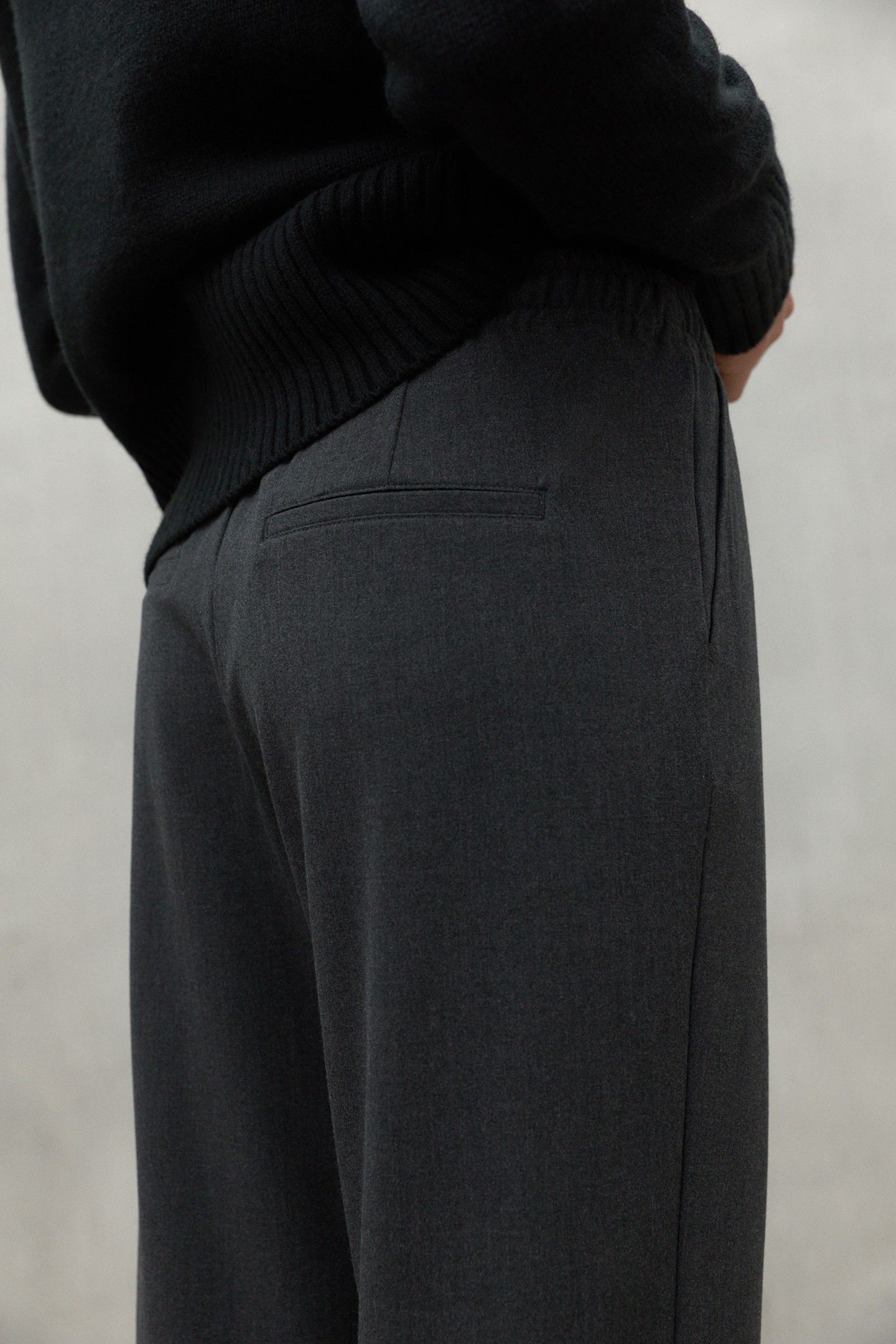 GAYAALF PANTS DARK GREY MELANGE 5