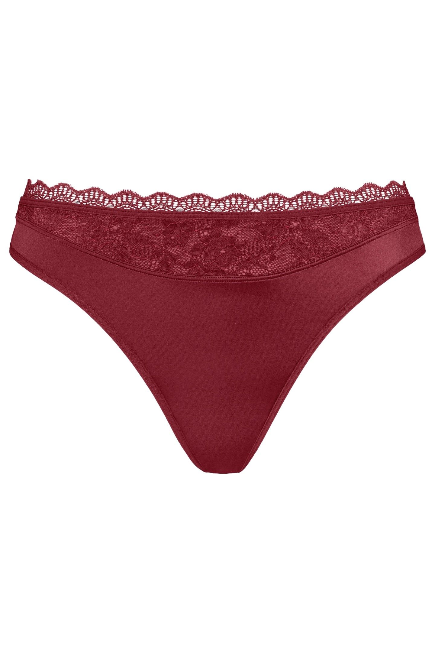 CARITA CABERNET RED AND LACE BRIEFS 5