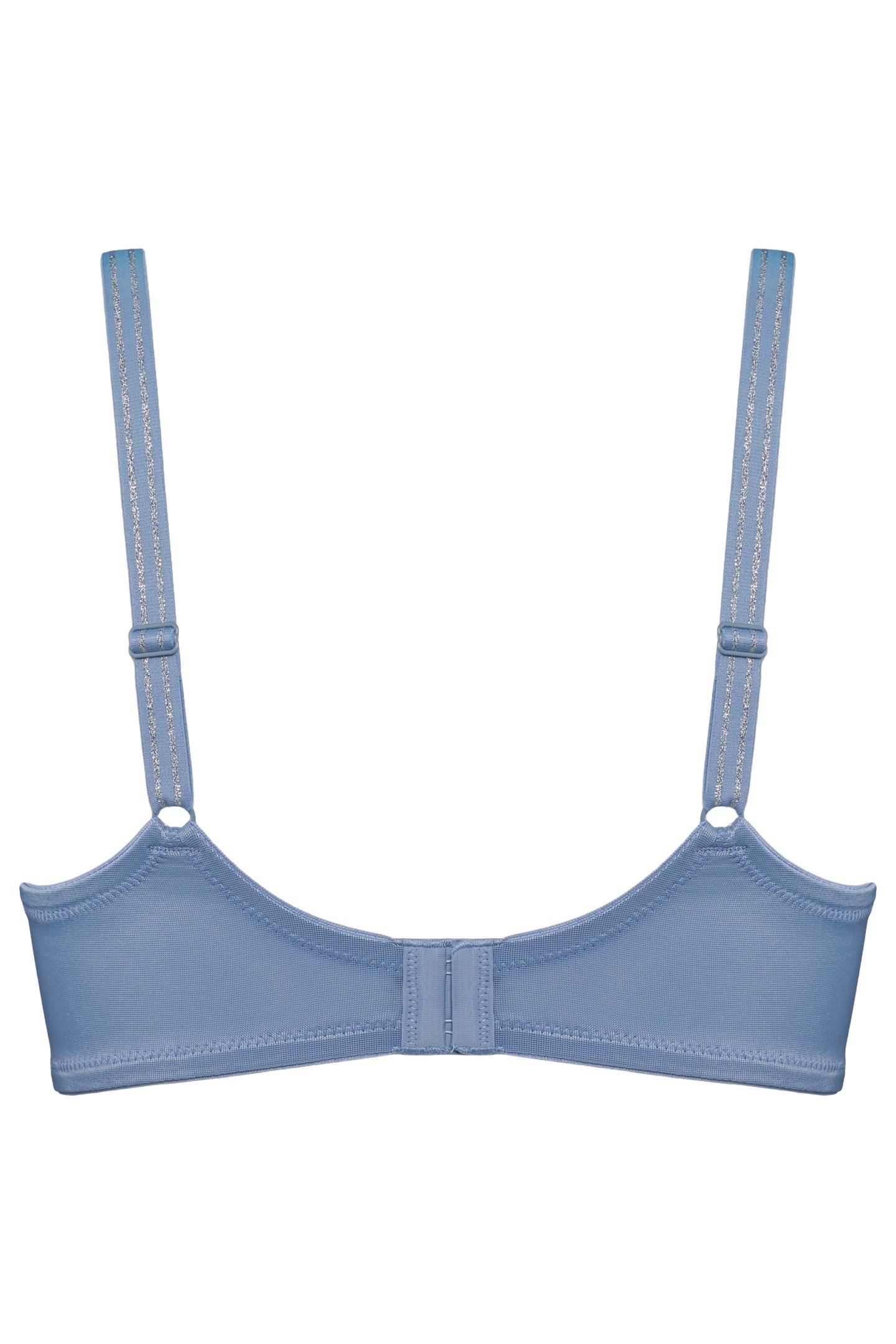 SNOWFLAKE POWDER BLUE PLUNGE BALCONY BRA 4